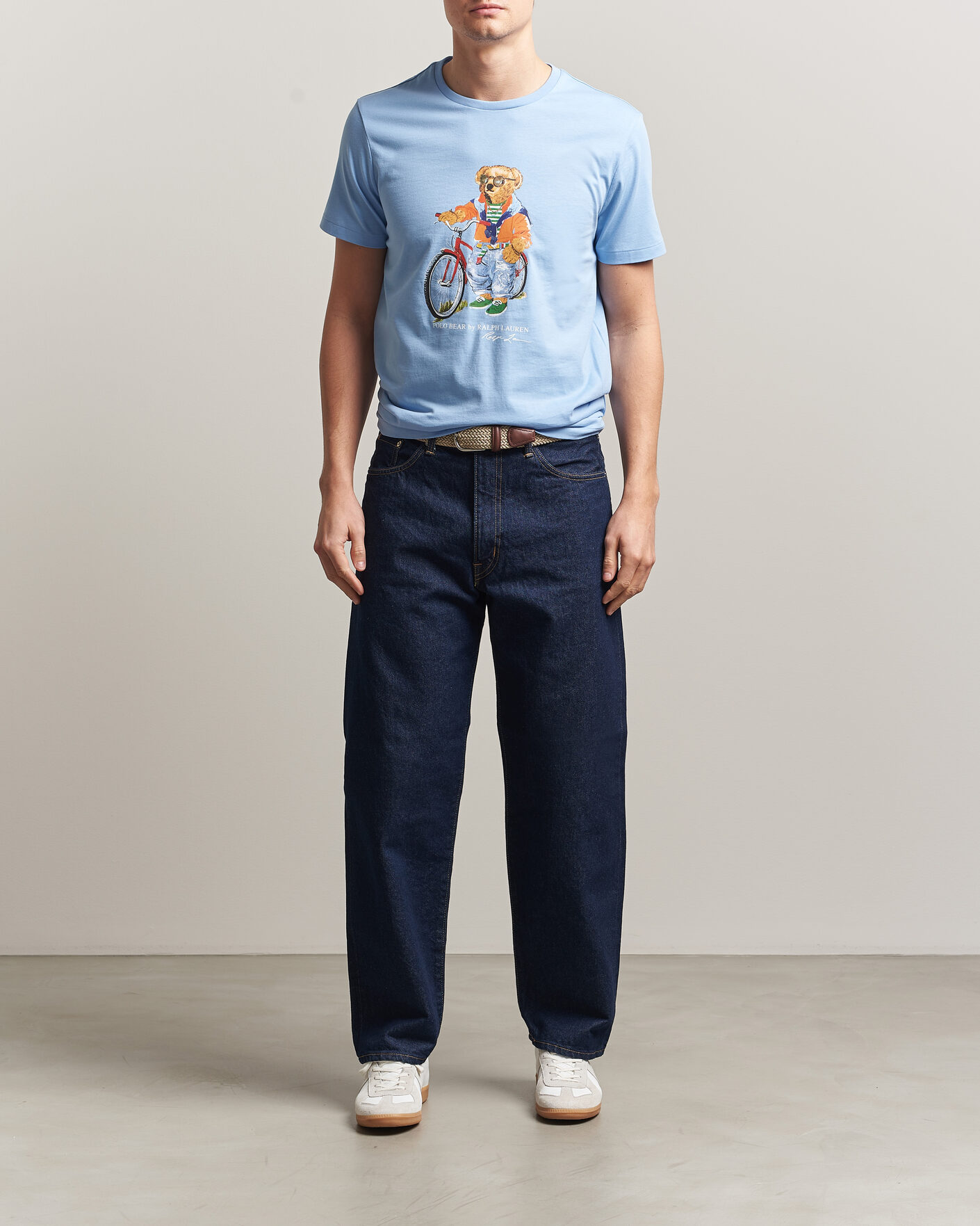 Men | T-Shirts | Polo Ralph Lauren | Jersey Bear T-Shirt Austin Blue