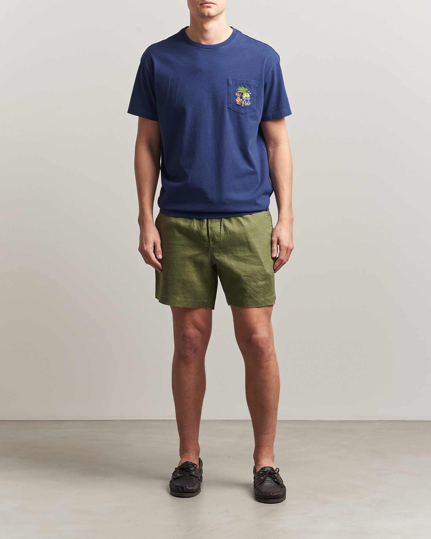 Men | T-Shirts | Polo Ralph Lauren | Jersey Printed T-Shirt Dark Cobalt