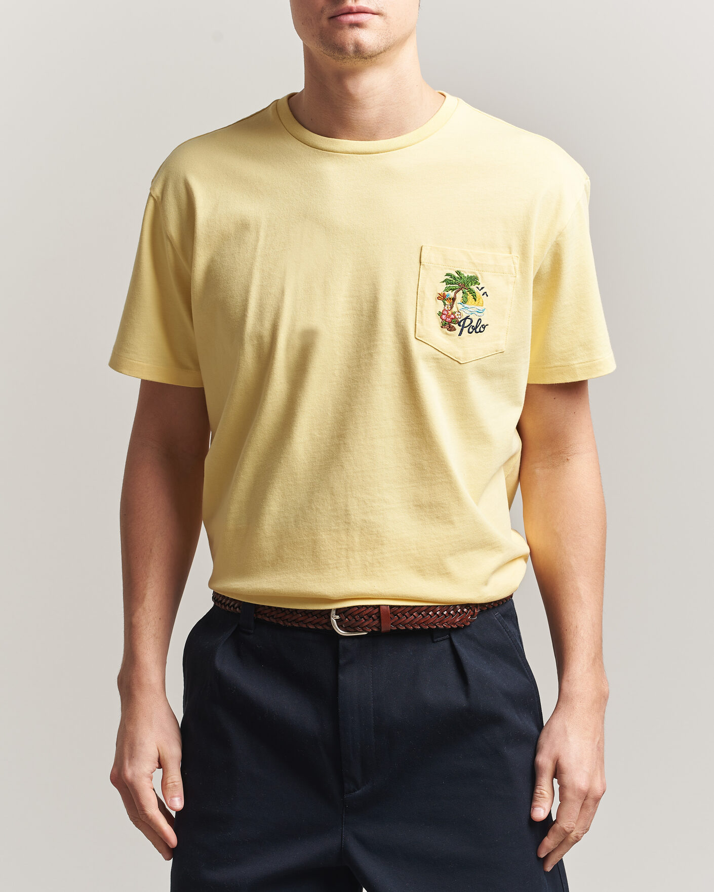 Men | T-Shirts | Polo Ralph Lauren | Jersey Printed T-Shirt Resort Gold