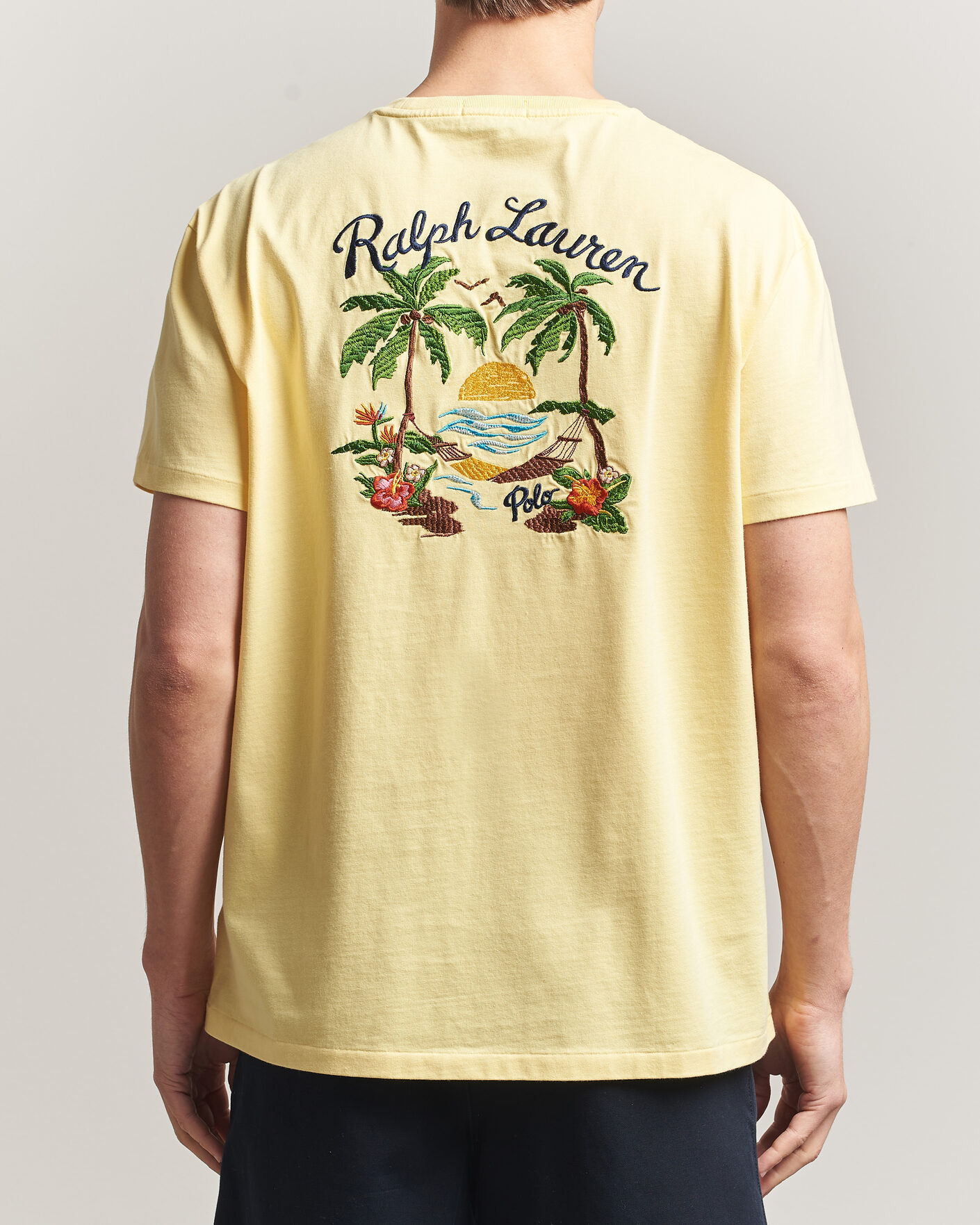 Men | T-Shirts | Polo Ralph Lauren | Jersey Printed T-Shirt Resort Gold