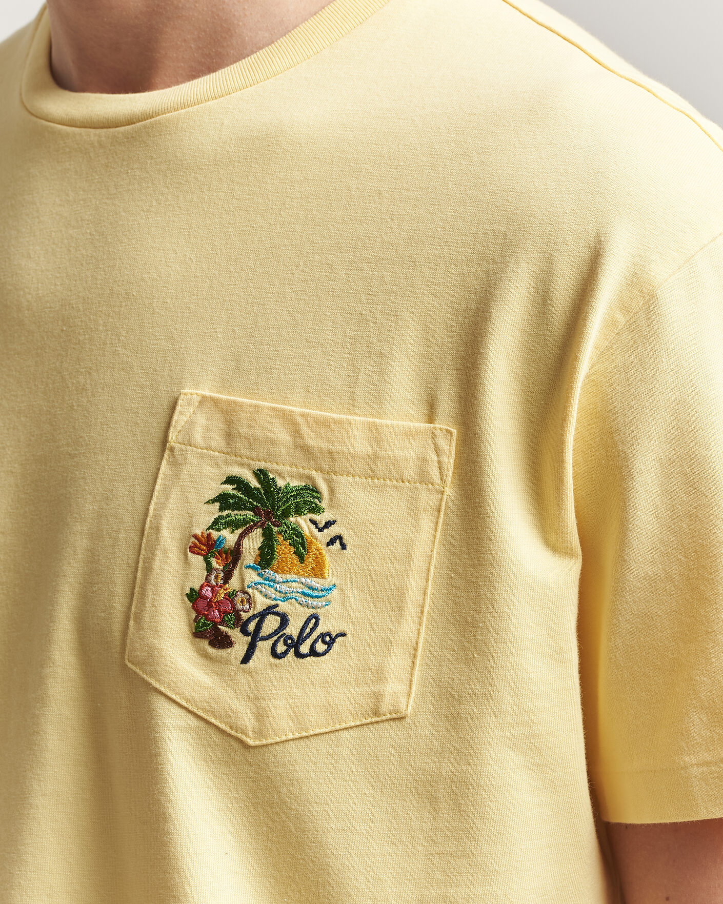 Men | T-Shirts | Polo Ralph Lauren | Jersey Printed T-Shirt Resort Gold