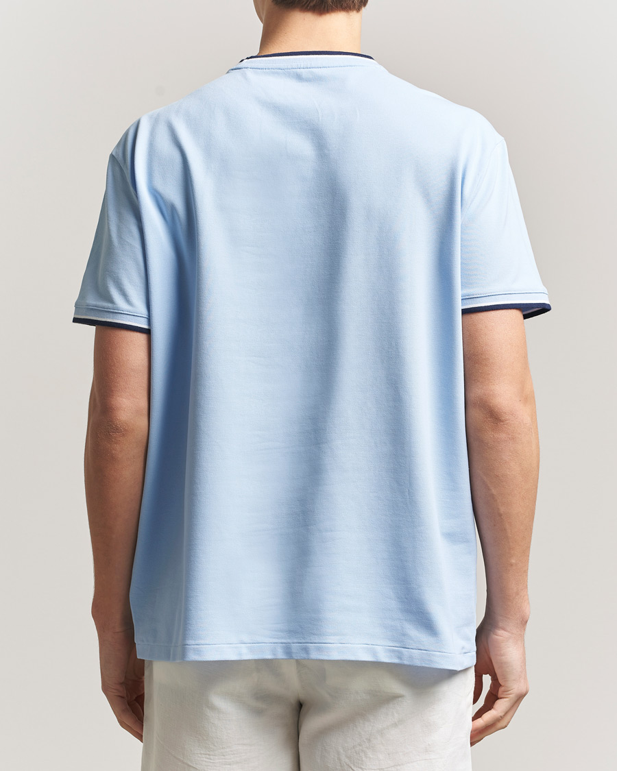 Men | T-Shirts | Polo Ralph Lauren | Mesh Polo T-Shirt Office Blue