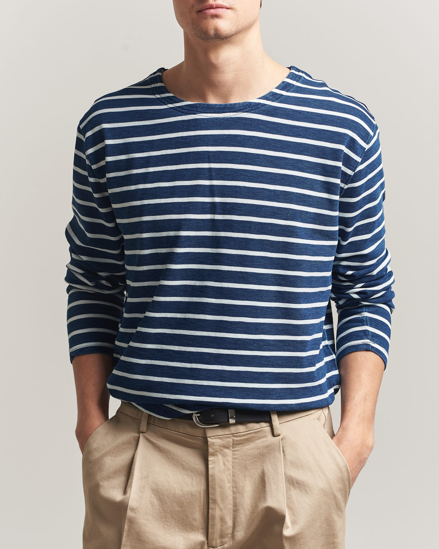 Men | T-Shirts | Polo Ralph Lauren | Long Sleeve Jersey T-Shirt Dark Indigo