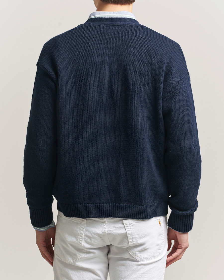 Men | Sweaters & Knitwear | Polo Ralph Lauren | Cotton Cardigan Hunter Navy