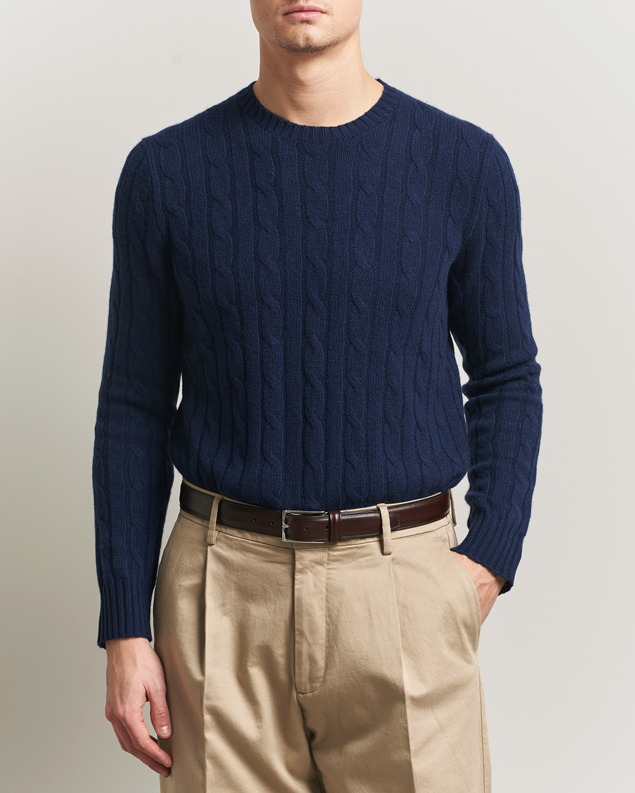 Men | Sweaters & Knitwear | Polo Ralph Lauren | Cashmere Sweater Bright Navy
