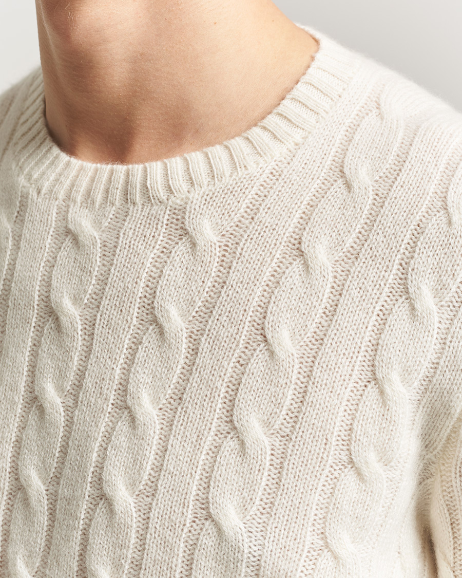 Men | Sweaters & Knitwear | Polo Ralph Lauren | Cashmere Sweater Cream