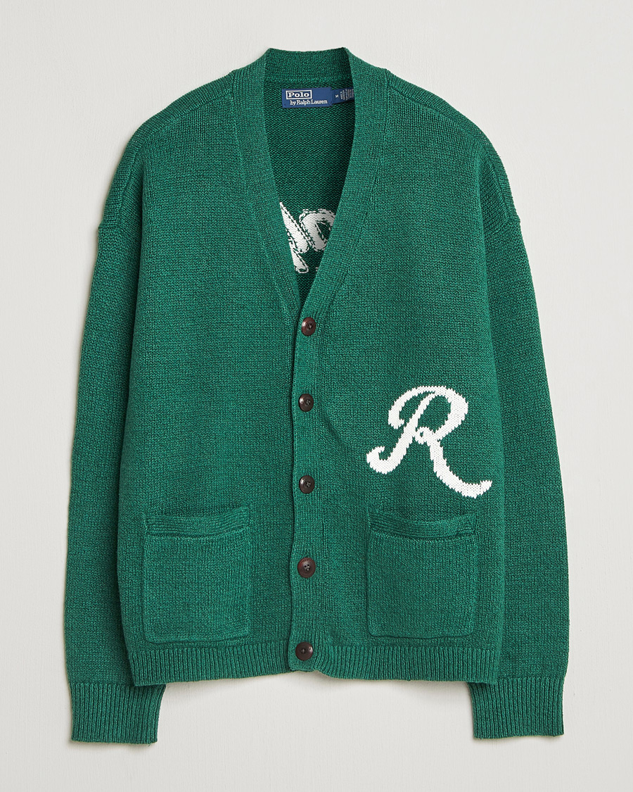 Men | Sweaters & Knitwear | Polo Ralph Lauren | Linen Blend Cardigan Bay Green