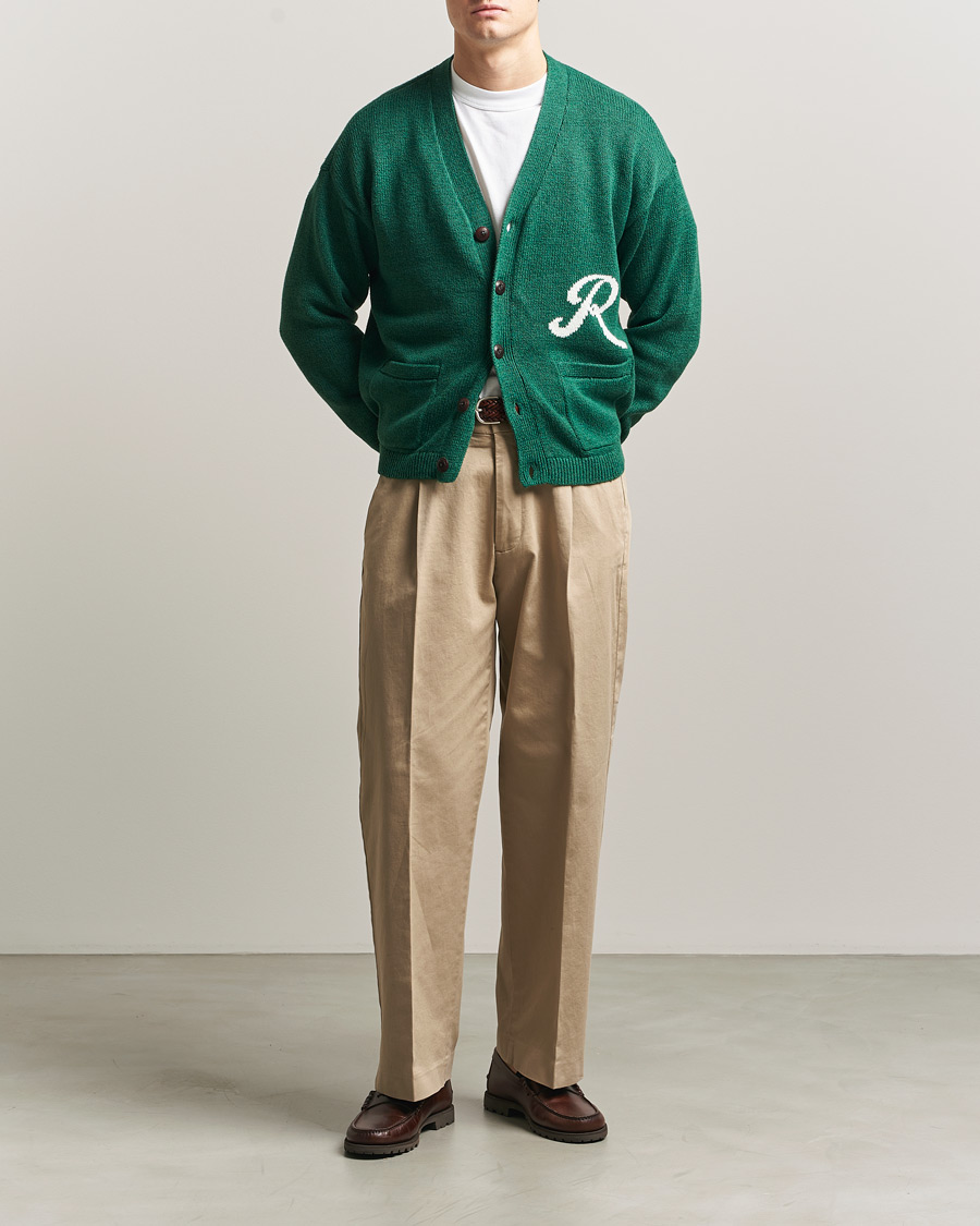 Men | Sweaters & Knitwear | Polo Ralph Lauren | Linen Blend Cardigan Bay Green