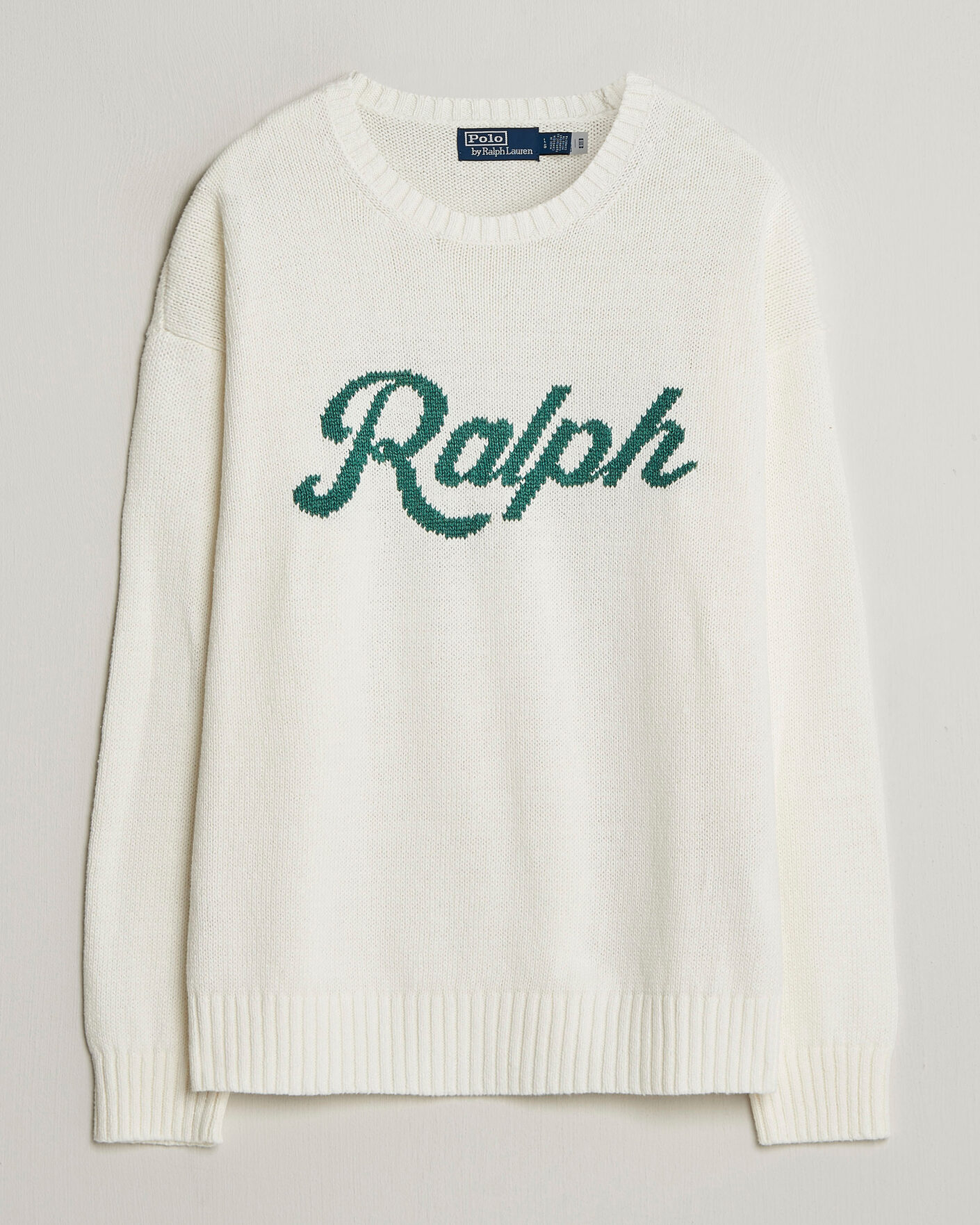 Men | Sweaters & Knitwear | Polo Ralph Lauren | Linen Blend Sweater Deckwash White
