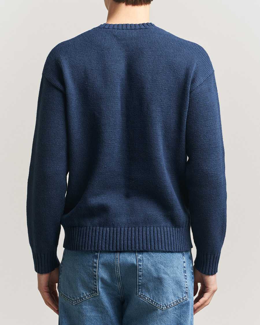Men | Sweaters & Knitwear | Polo Ralph Lauren | Linen Blend Sweater Dark Cobalt