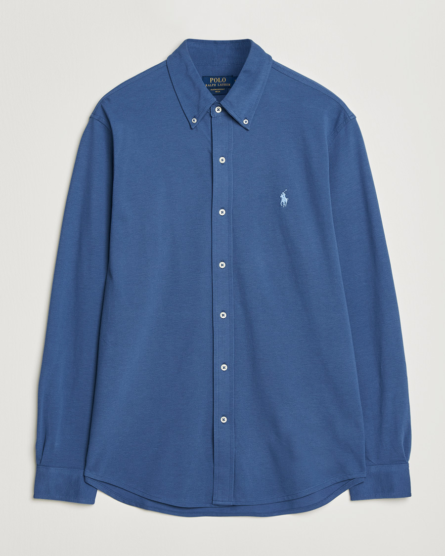 Men | Shirts | Polo Ralph Lauren | Featherweight Mesh Shirt Old Royal