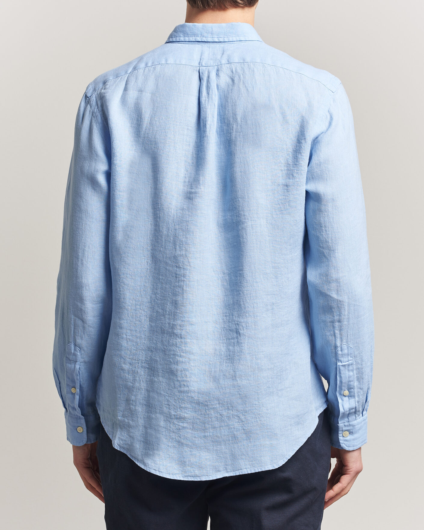 Men | Shirts | Polo Ralph Lauren | Slim Fit Linen Shirt Austin Blue