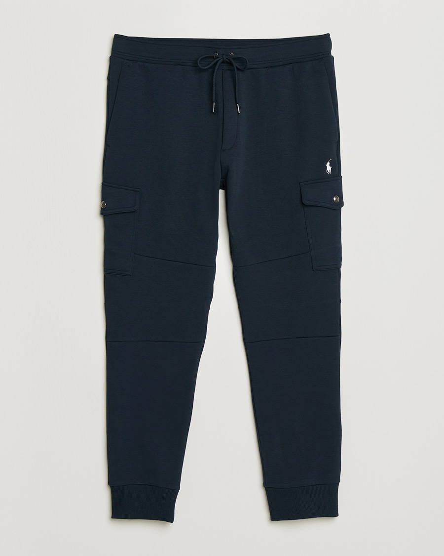 Men | Trousers | Polo Ralph Lauren | Double Knitted Athletic Sweatpants Aviator Navy