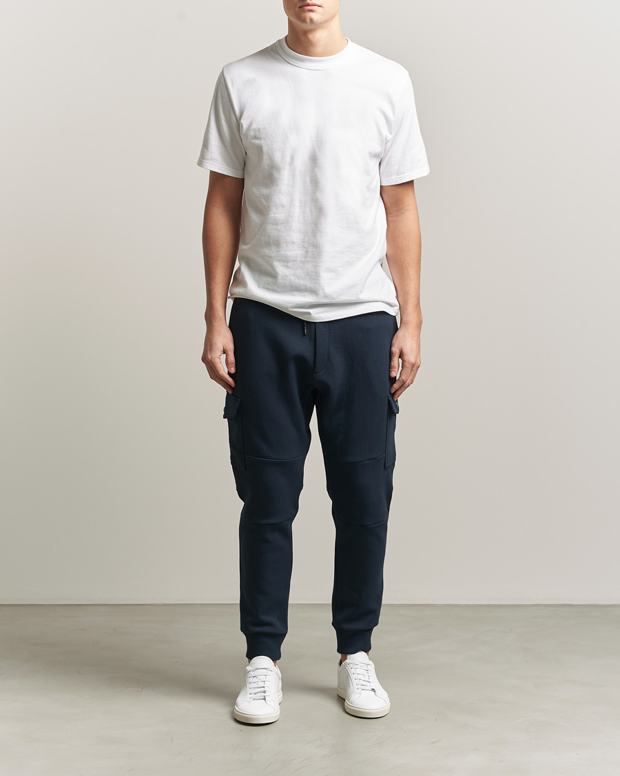 Men | Trousers | Polo Ralph Lauren | Double Knitted Athletic Sweatpants Aviator Navy
