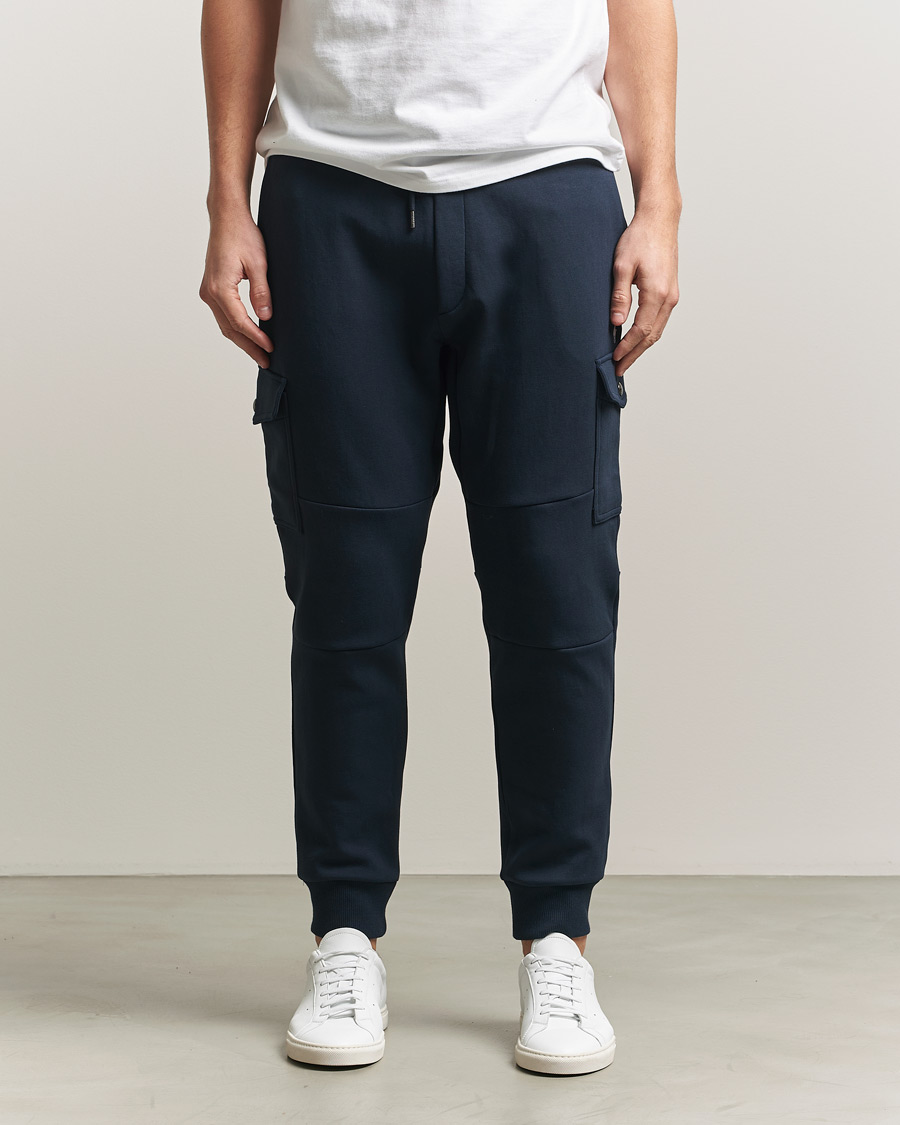 Men | Trousers | Polo Ralph Lauren | Double Knitted Athletic Sweatpants Aviator Navy