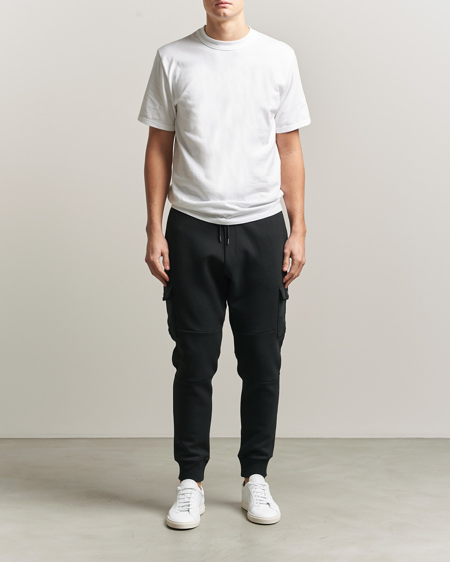 Men | Trousers | Polo Ralph Lauren | Double Knitted Athletic Sweatpants Polo Black