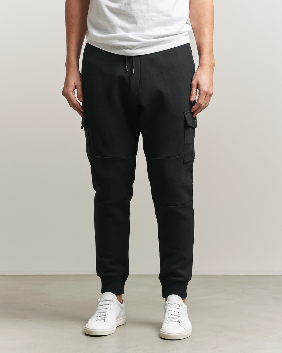Men | Trousers | Polo Ralph Lauren | Double Knitted Athletic Sweatpants Polo Black