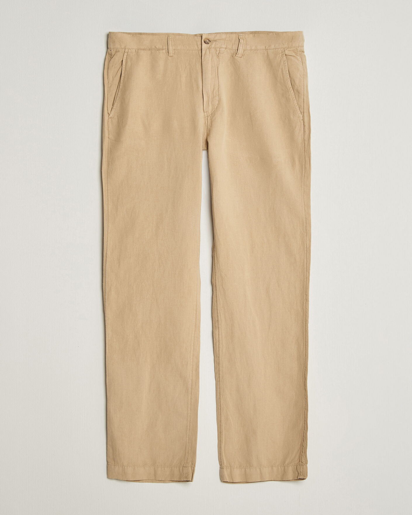 Men | Trousers | Polo Ralph Lauren | Linen Cotton Pants Coastal Beige
