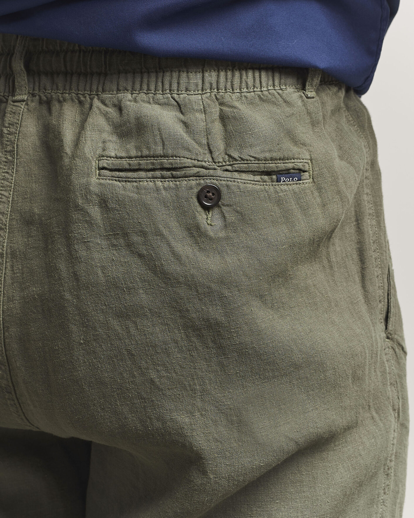 Men | Trousers | Polo Ralph Lauren | Prepster Linen Trousers New Olive