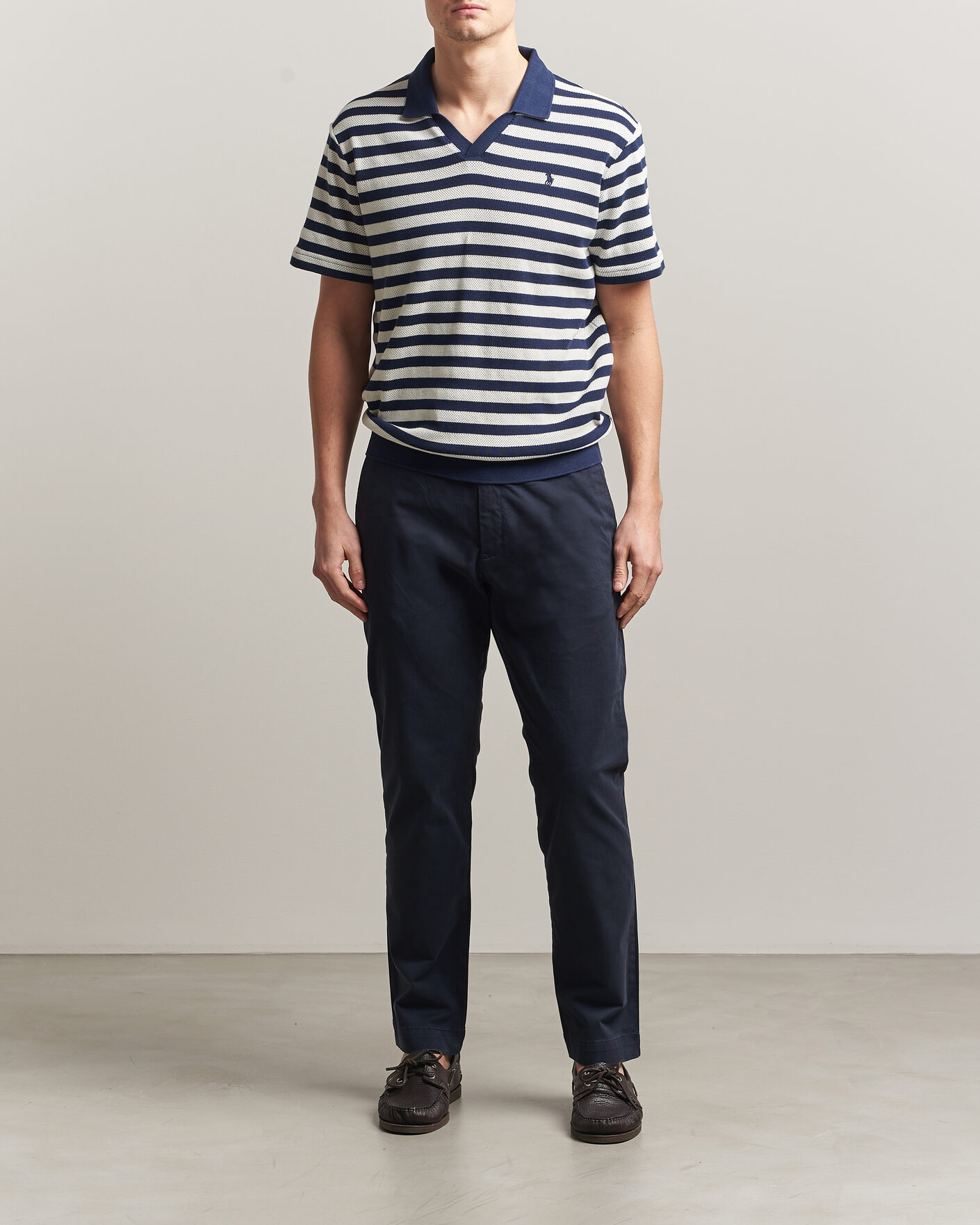 Men | Trousers | Polo Ralph Lauren | Jarrett Satin Chinos Aviator Navy