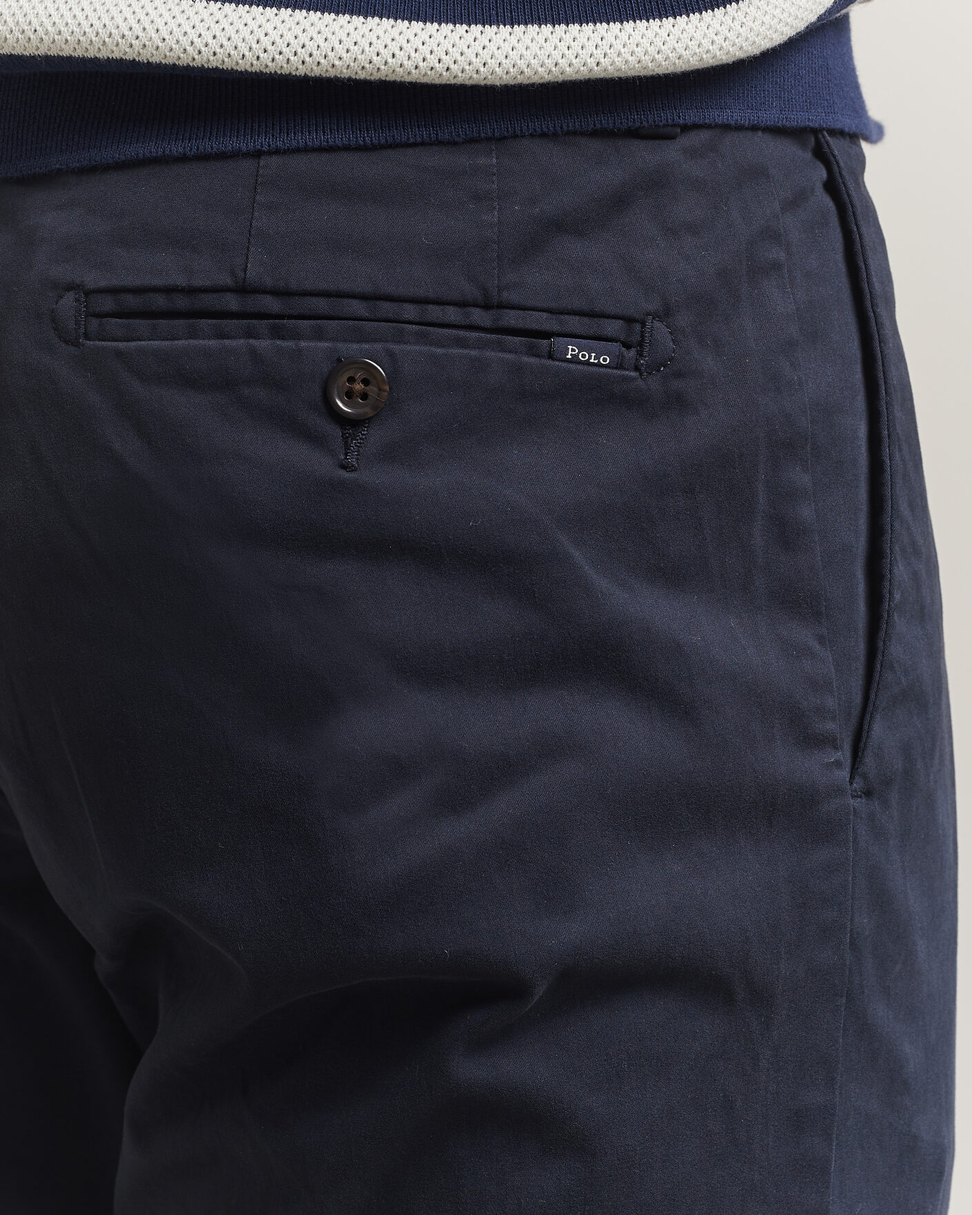 Men | Trousers | Polo Ralph Lauren | Jarrett Satin Chinos Aviator Navy