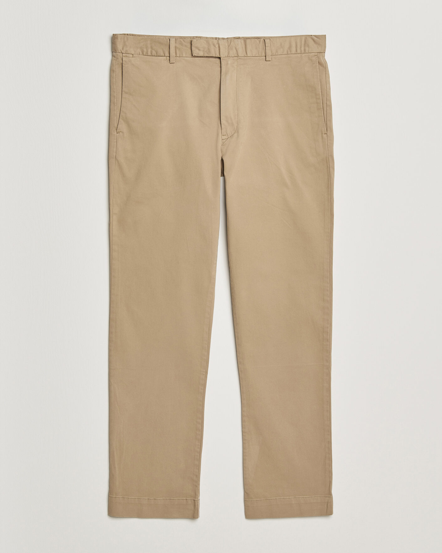 Men | Trousers | Polo Ralph Lauren | Jarrett Satin Chinos Khaki Hill