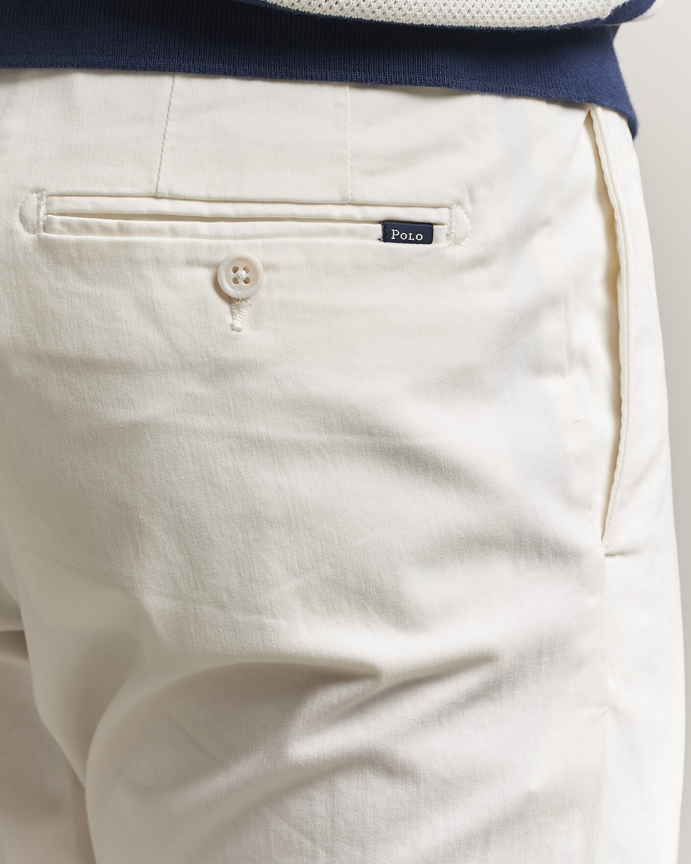 Men | Trousers | Polo Ralph Lauren | Jarrett Satin Chinos Deckwash White