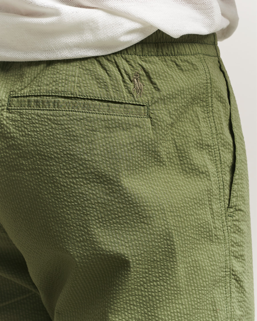 Men | Trousers | Polo Ralph Lauren | Seersucker Pants Supply Olive