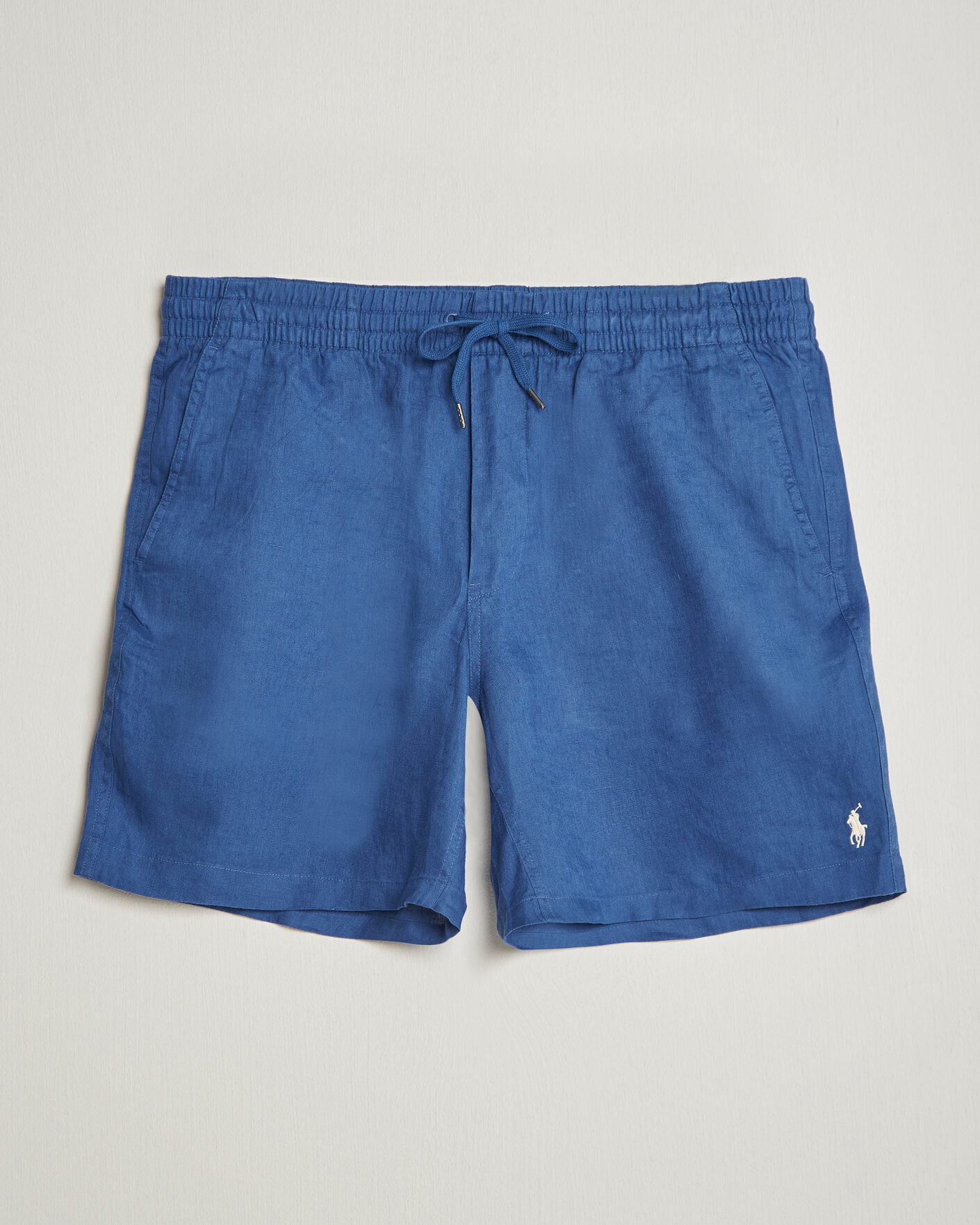 Men | Shorts | Polo Ralph Lauren | Dyed Linen Shorts Dusty Azure