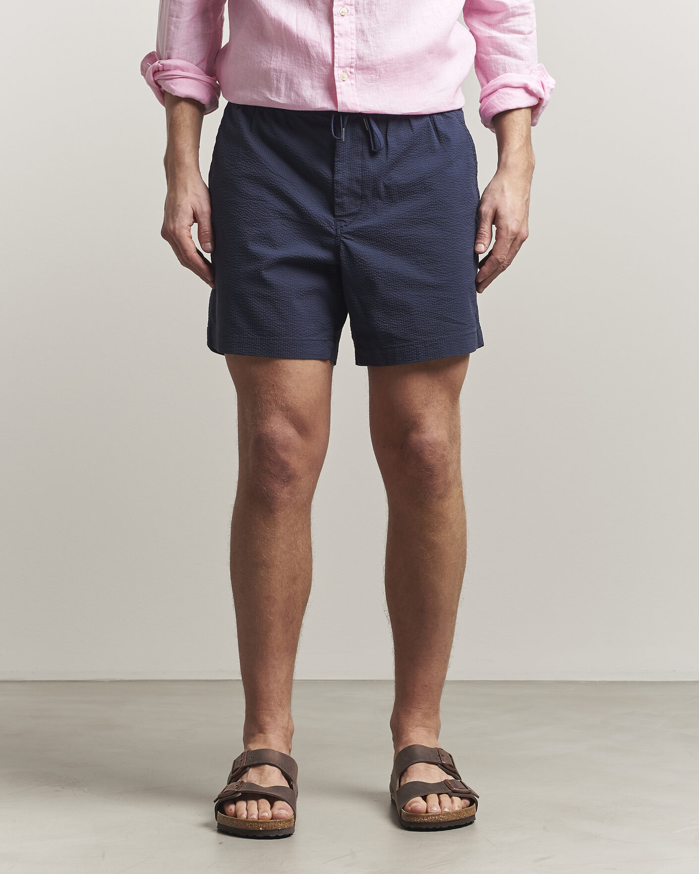 Men | Shorts | Polo Ralph Lauren | Seersucker Shorts Newport Navy