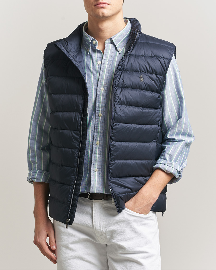 Polo Ralph Lauren Matte Insulated Vest Collection Navy at