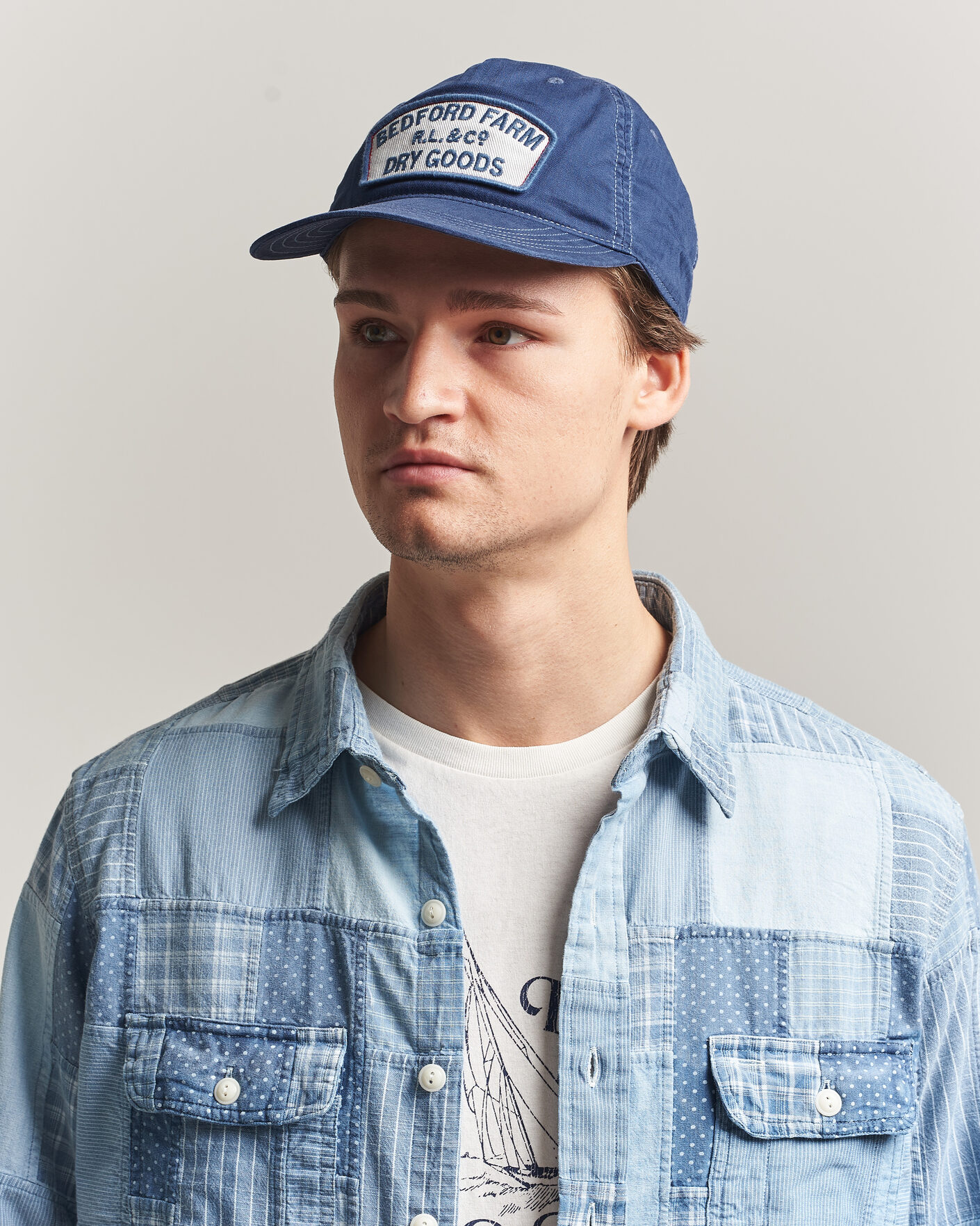 Men | Hats & Caps | Polo Ralph Lauren | Cotton Cap Dark Cobalt