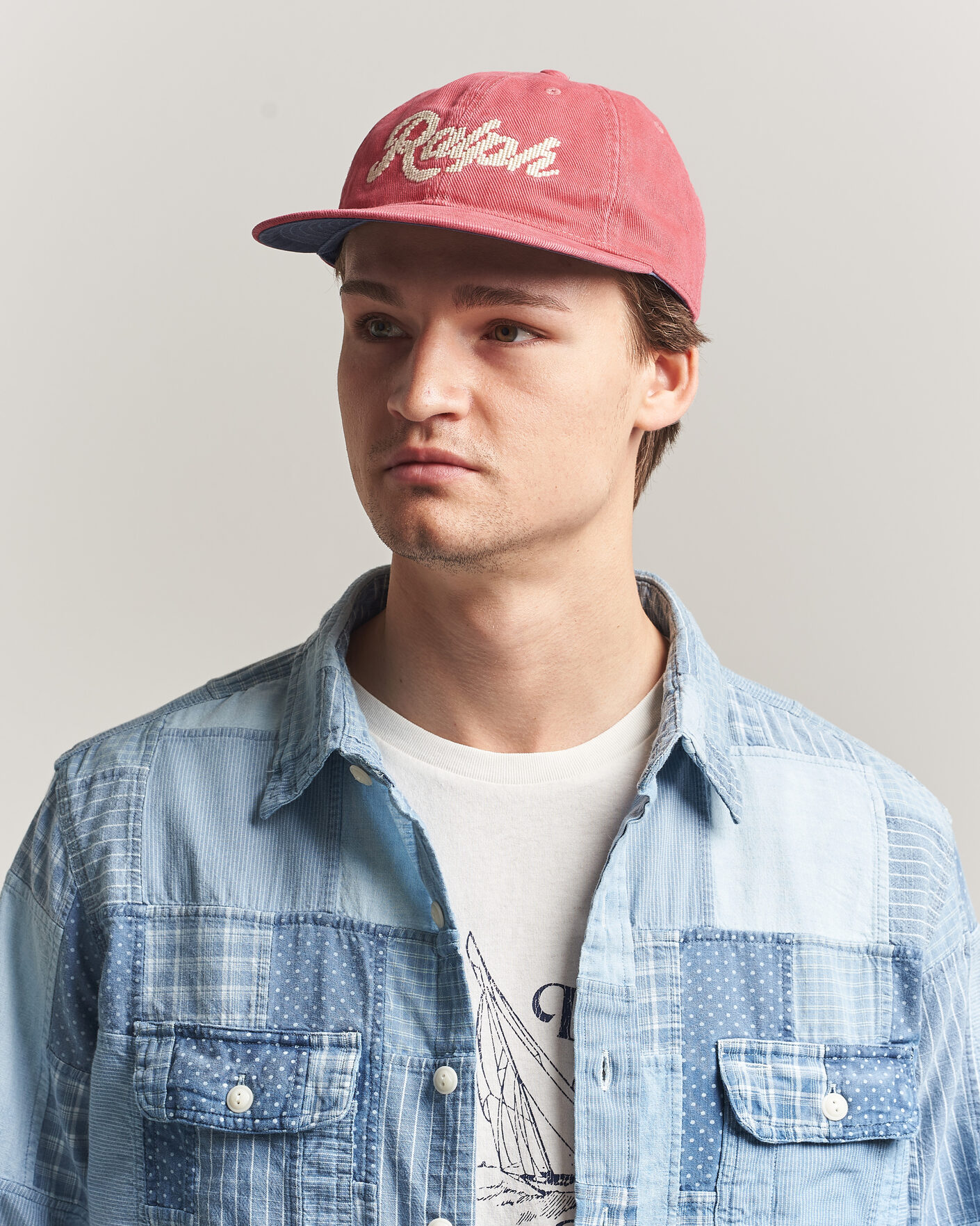 Men | Hats & Caps | Polo Ralph Lauren | Cotton Twill Logo Cap Nantucket Red