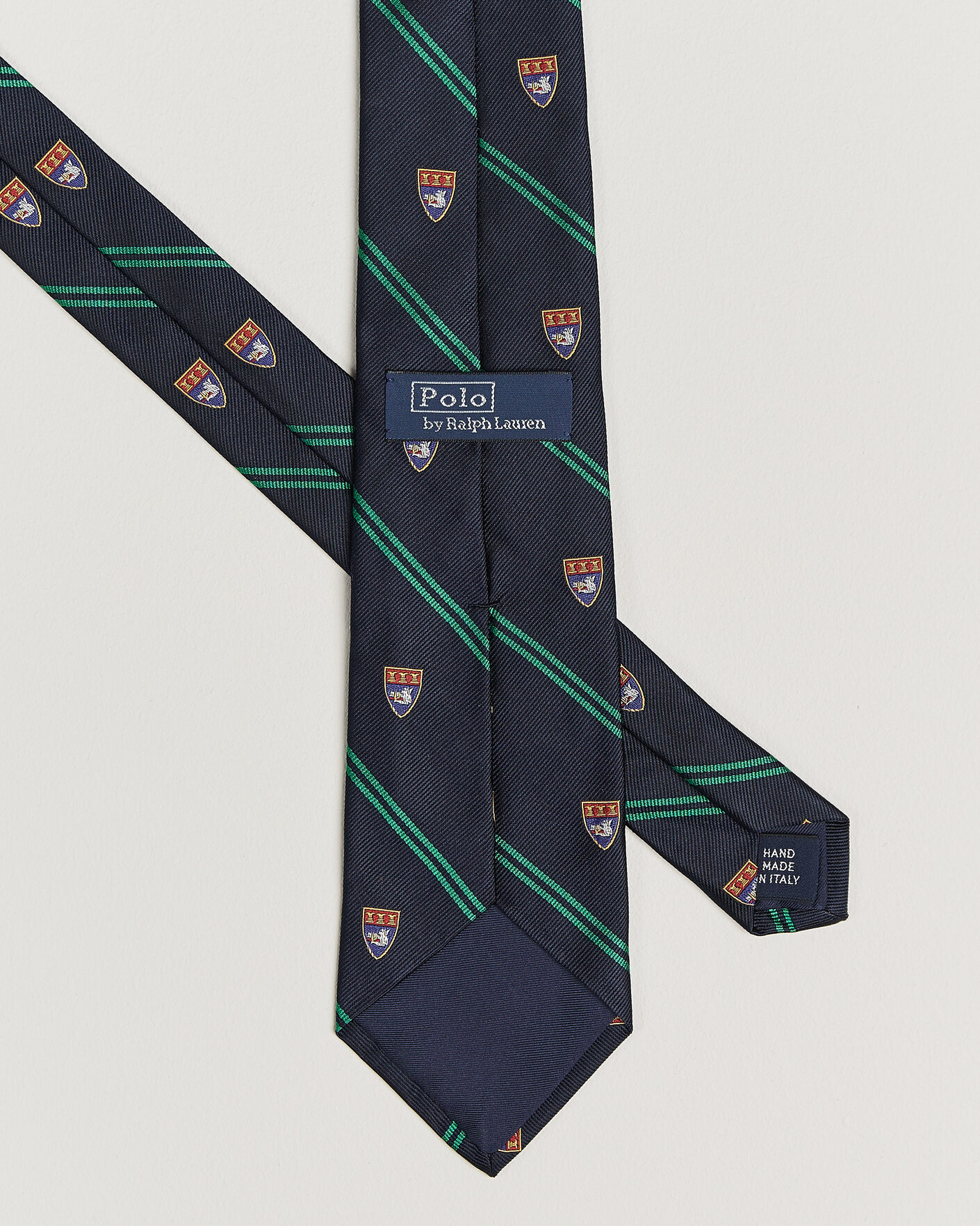 Men | Ties | Polo Ralph Lauren | Boarshead Club Tie Navy/Green