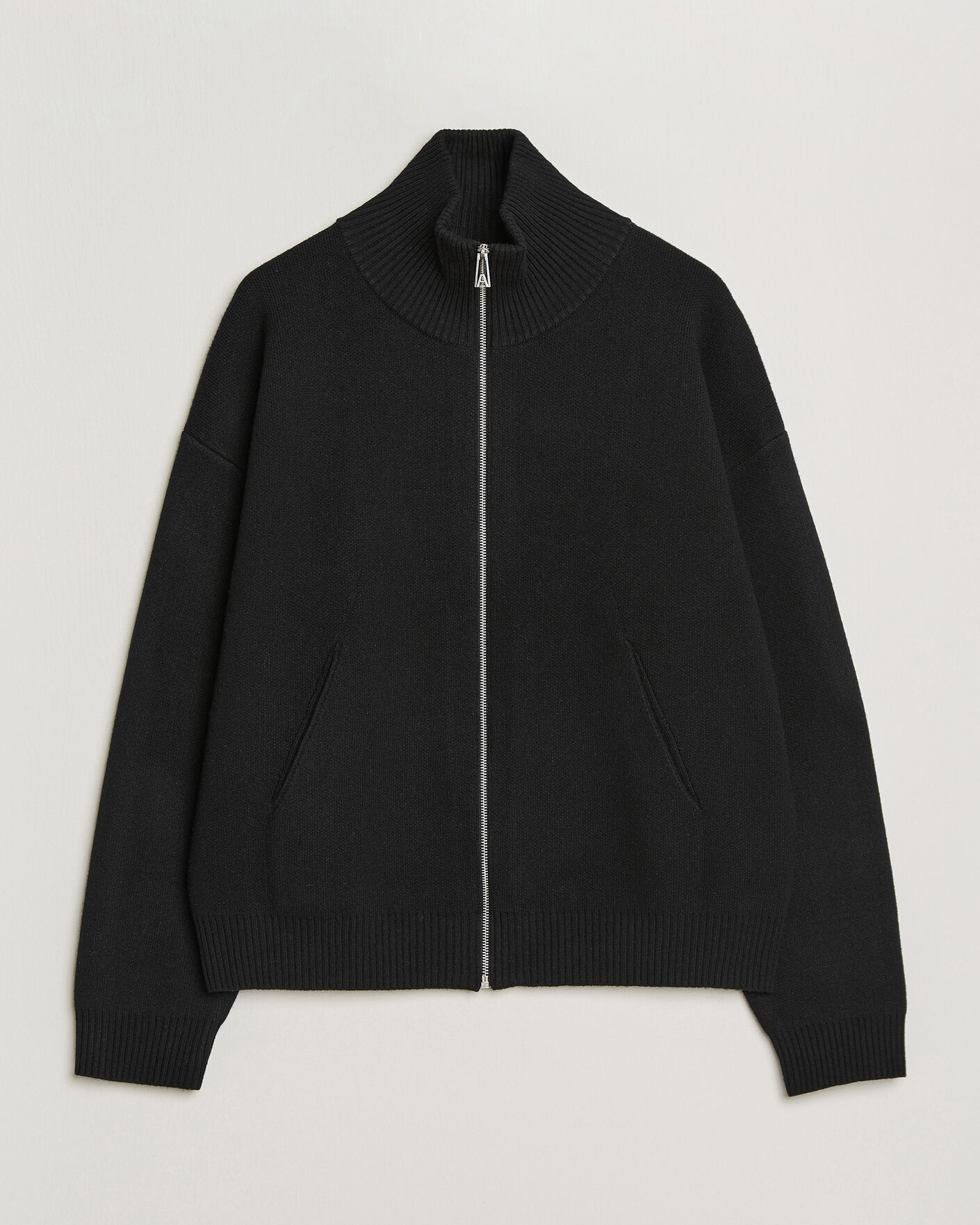Men | Sweaters & Knitwear | Axel Arigato | Core Zip-Up Sweater Black