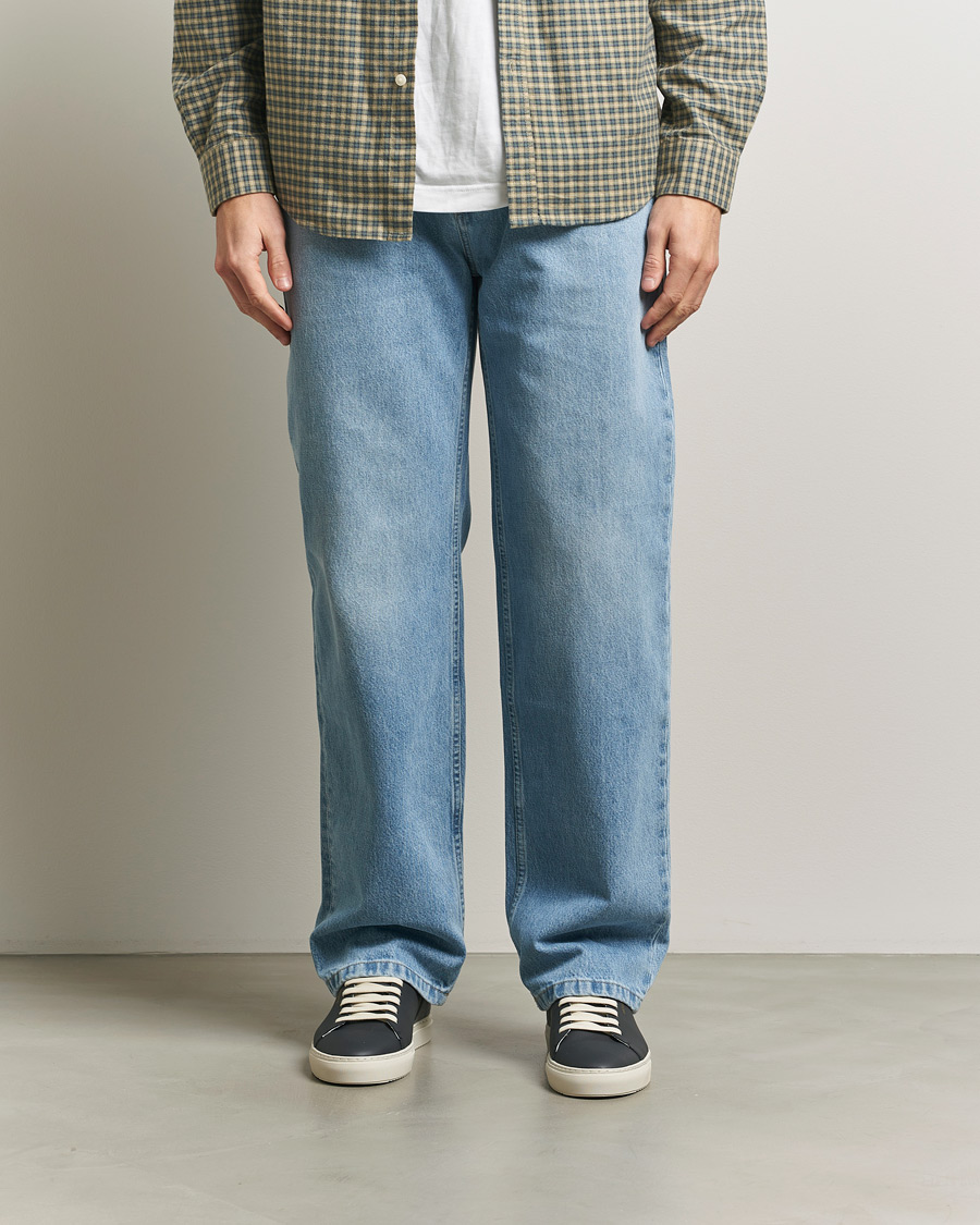 Men | Jeans | Axel Arigato | Archive Straight Fit Jeans Light Blue