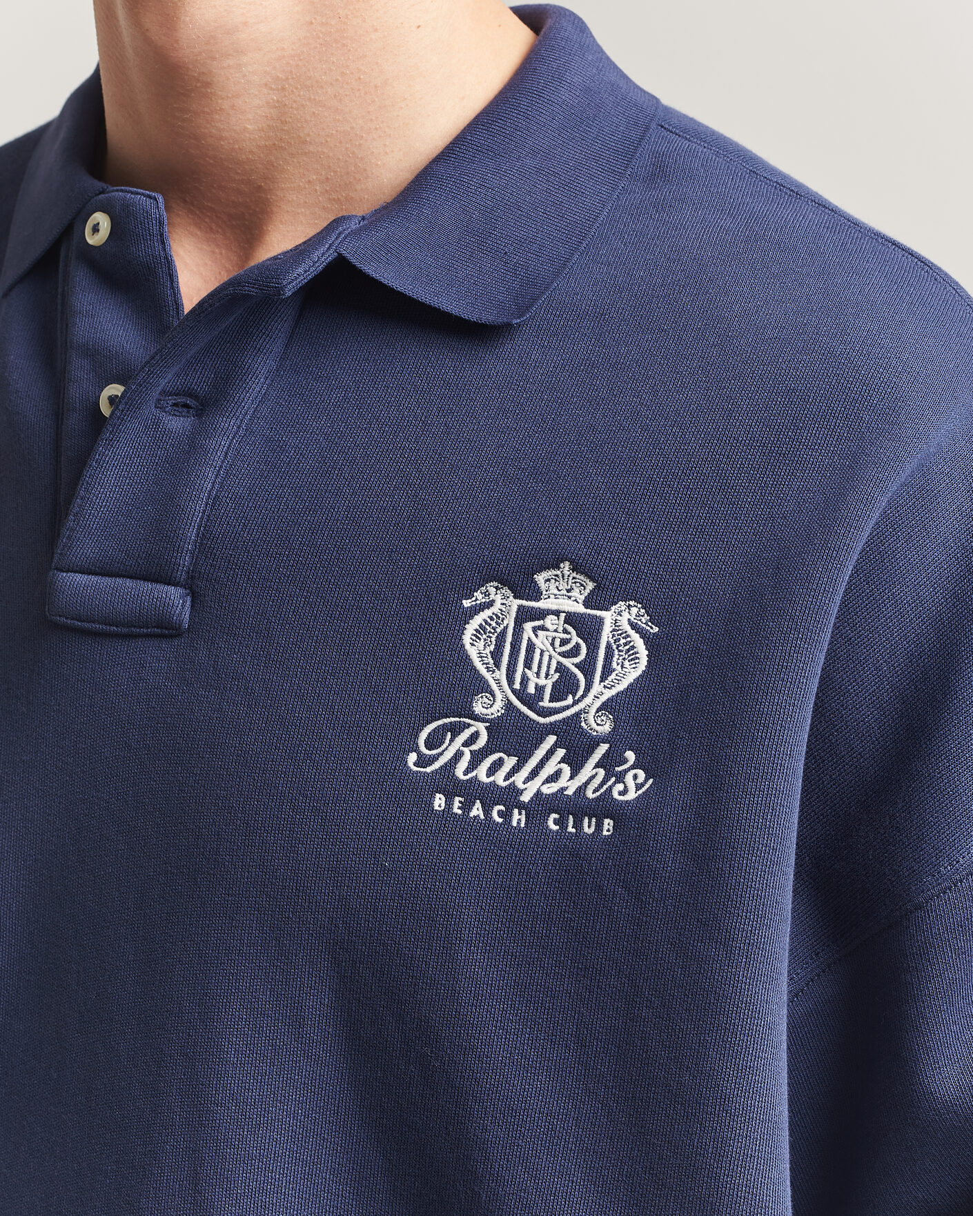 Men | Sweaters & Knitwear | Polo Ralph Lauren | Ralph's Beach Club Sweater Dark Cobalt