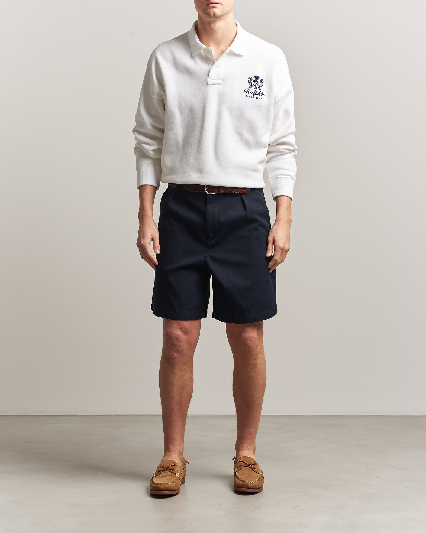 Men | Sweaters & Knitwear | Polo Ralph Lauren | Ralph's Beach Club Sweater White