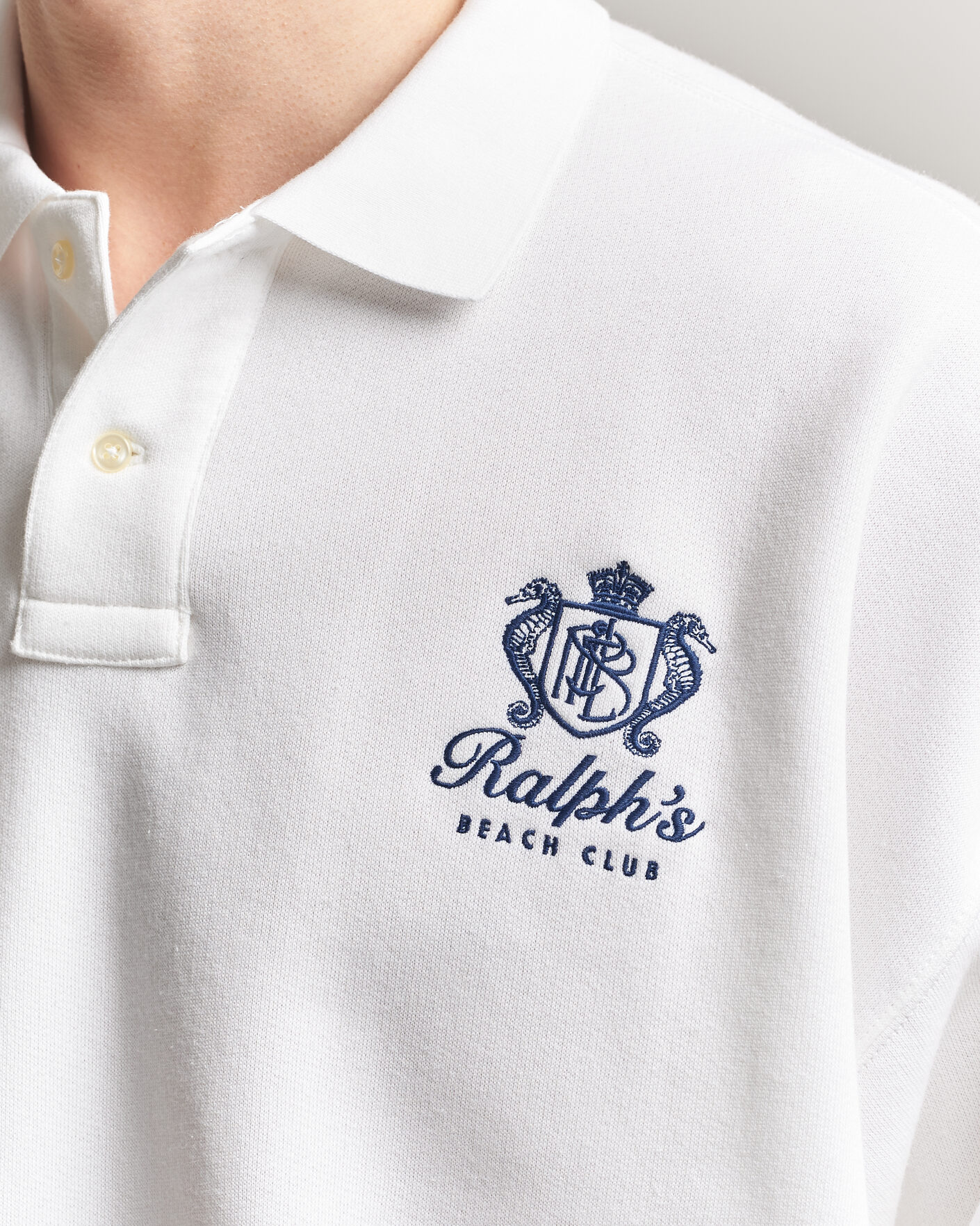 Men | Sweaters & Knitwear | Polo Ralph Lauren | Ralph's Beach Club Sweater White
