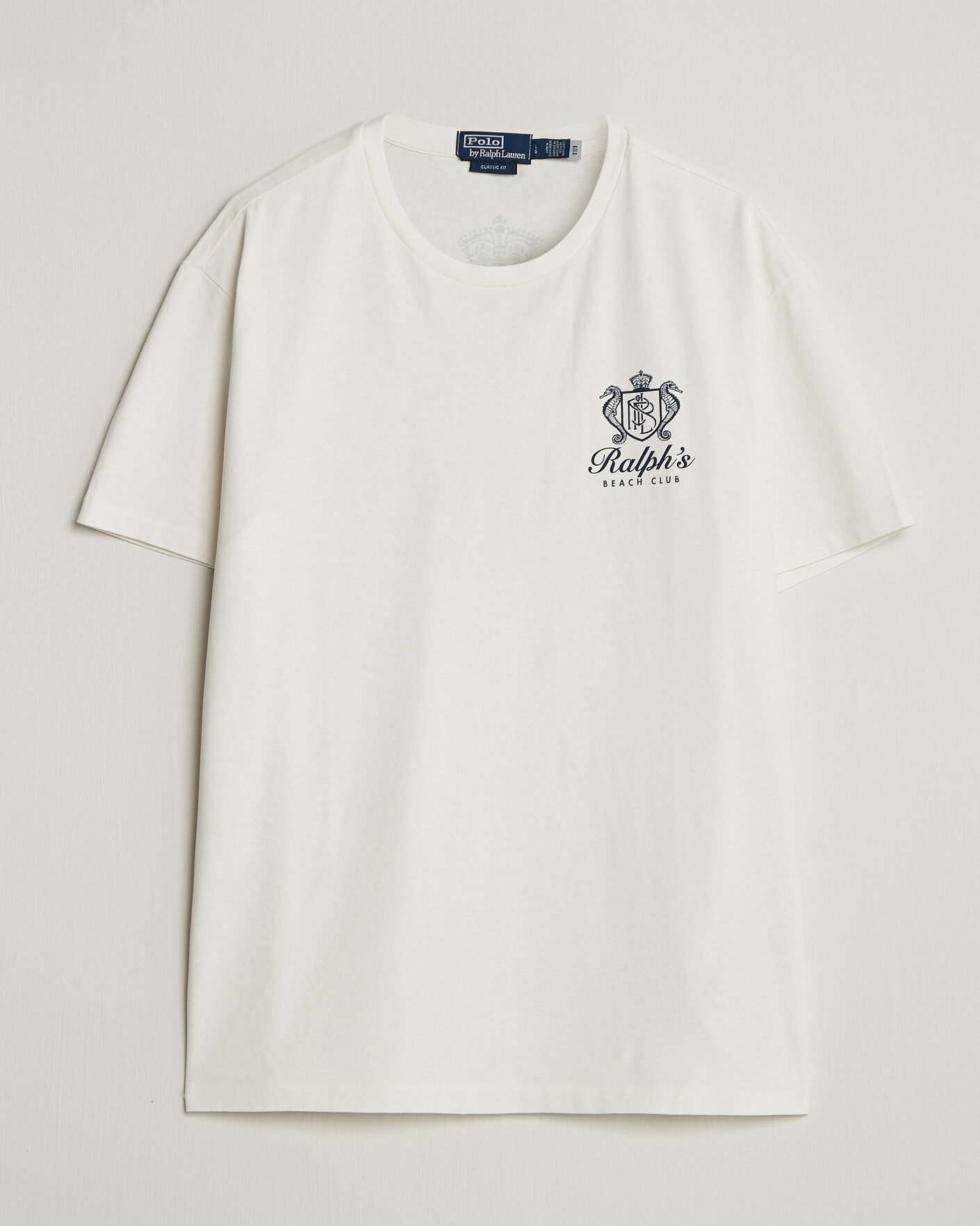 Men | T-Shirts | Polo Ralph Lauren | Ralph's Beach Club Back Print Tee White