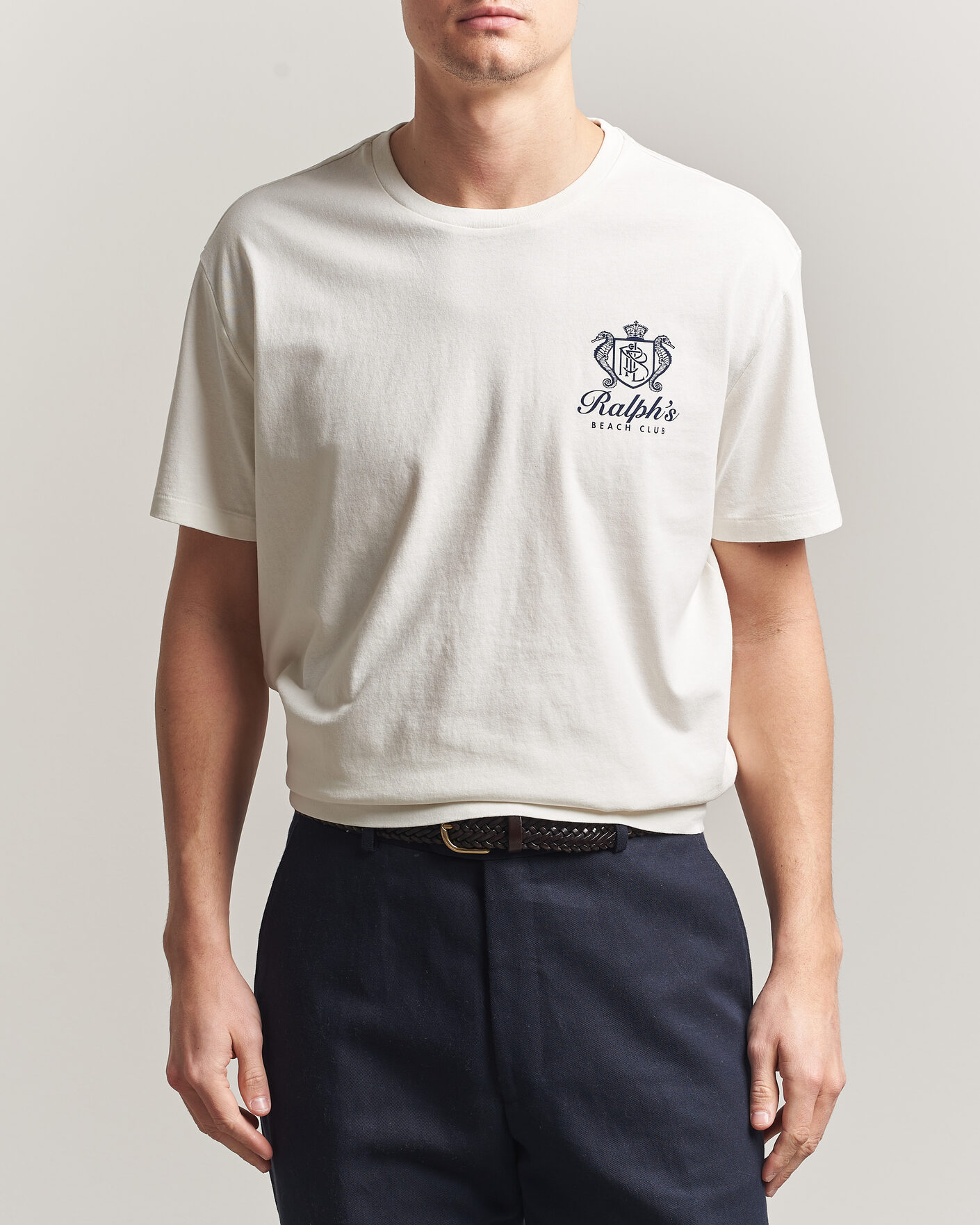 Men | T-Shirts | Polo Ralph Lauren | Ralph's Beach Club Back Print Tee White