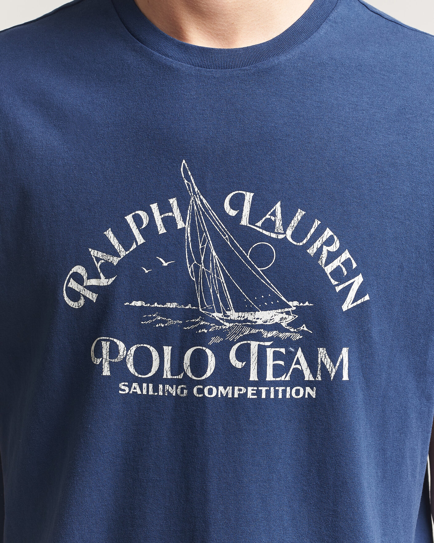 Men | T-Shirts | Polo Ralph Lauren | Ralph's Beach Club Printed Tee Dark Cobalt