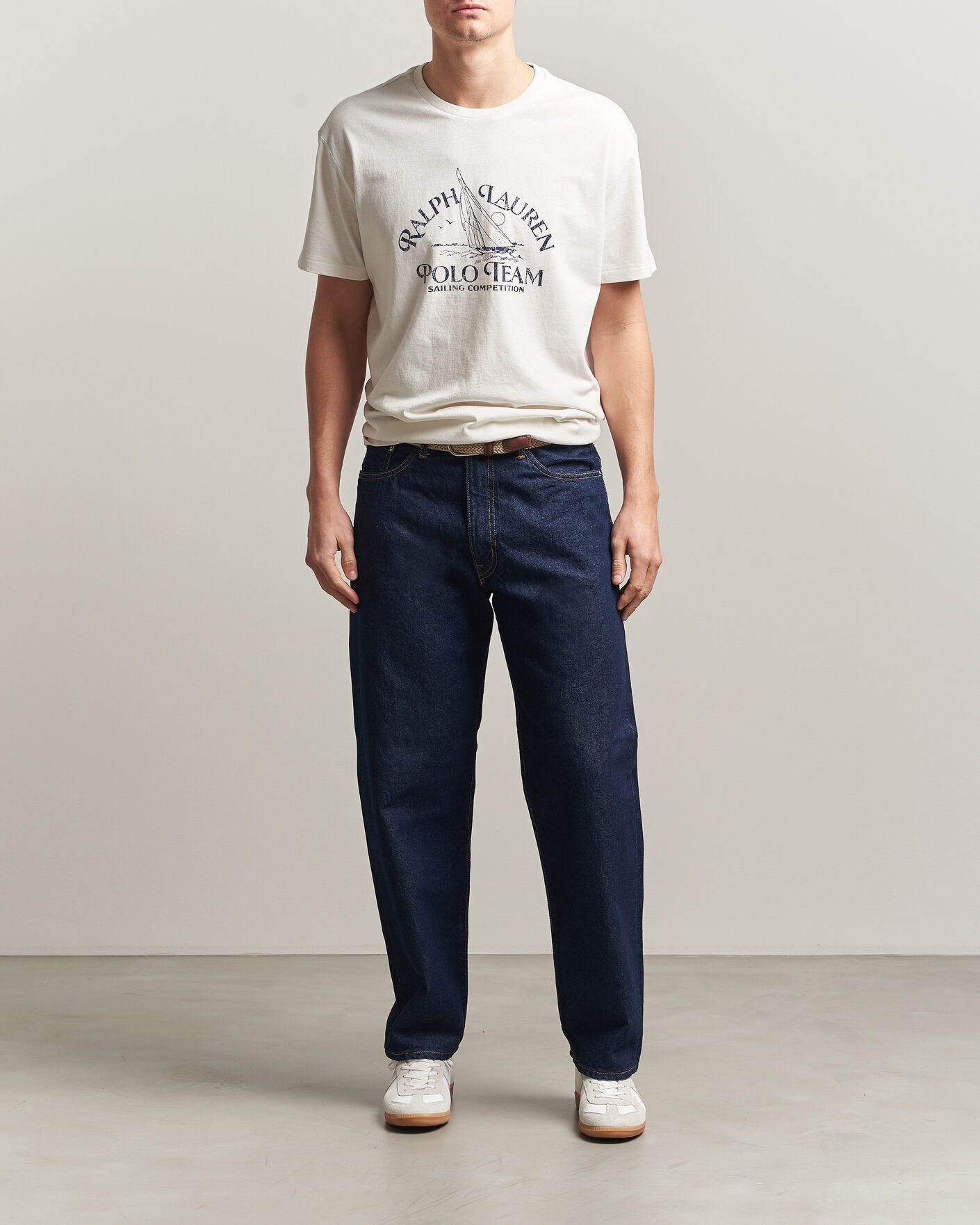 Men | T-Shirts | Polo Ralph Lauren | Ralph's Beach Club Printed Tee Deckwash White
