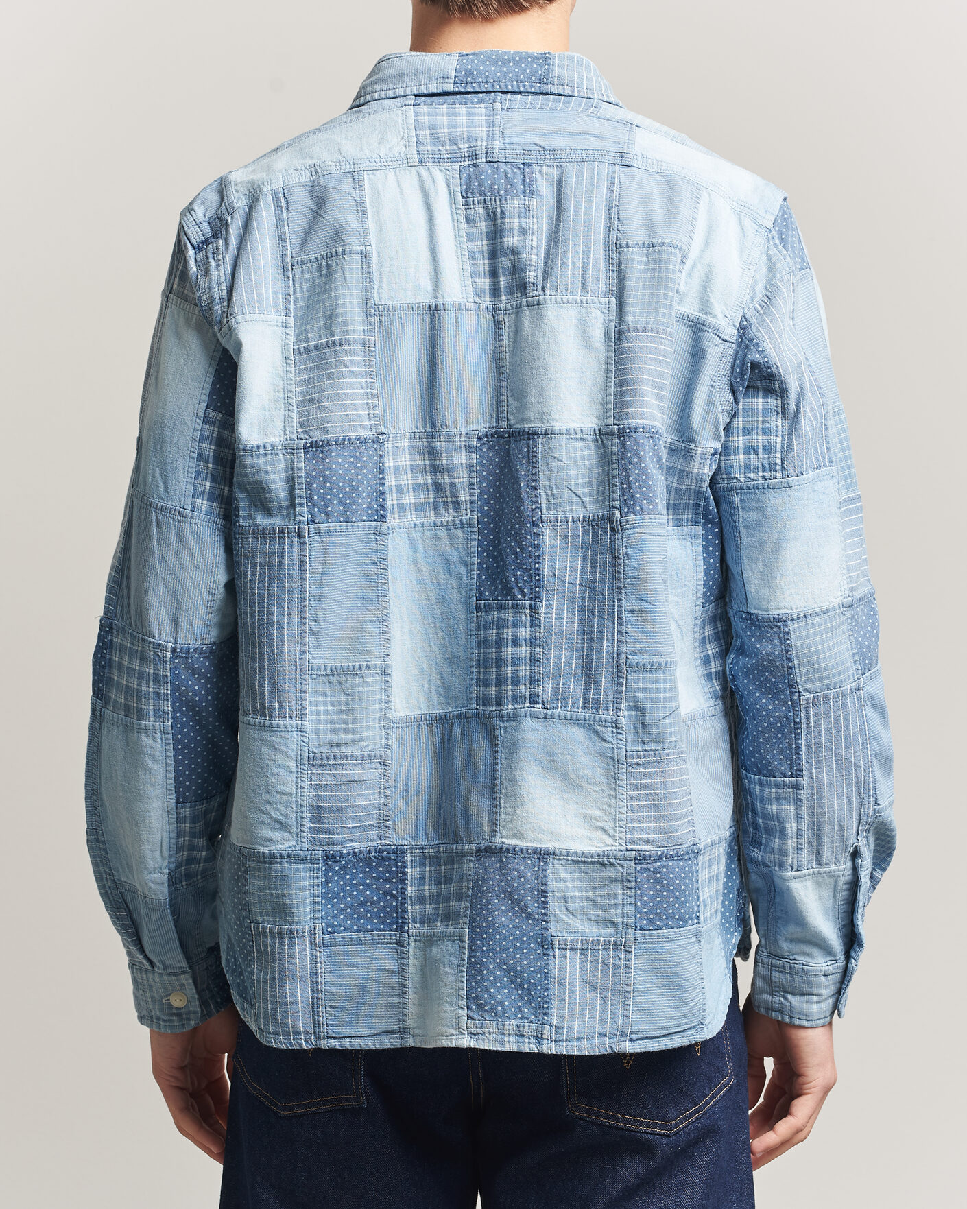 Men | Shirts | Polo Ralph Lauren | Indigo Patchwork Shirt Blue