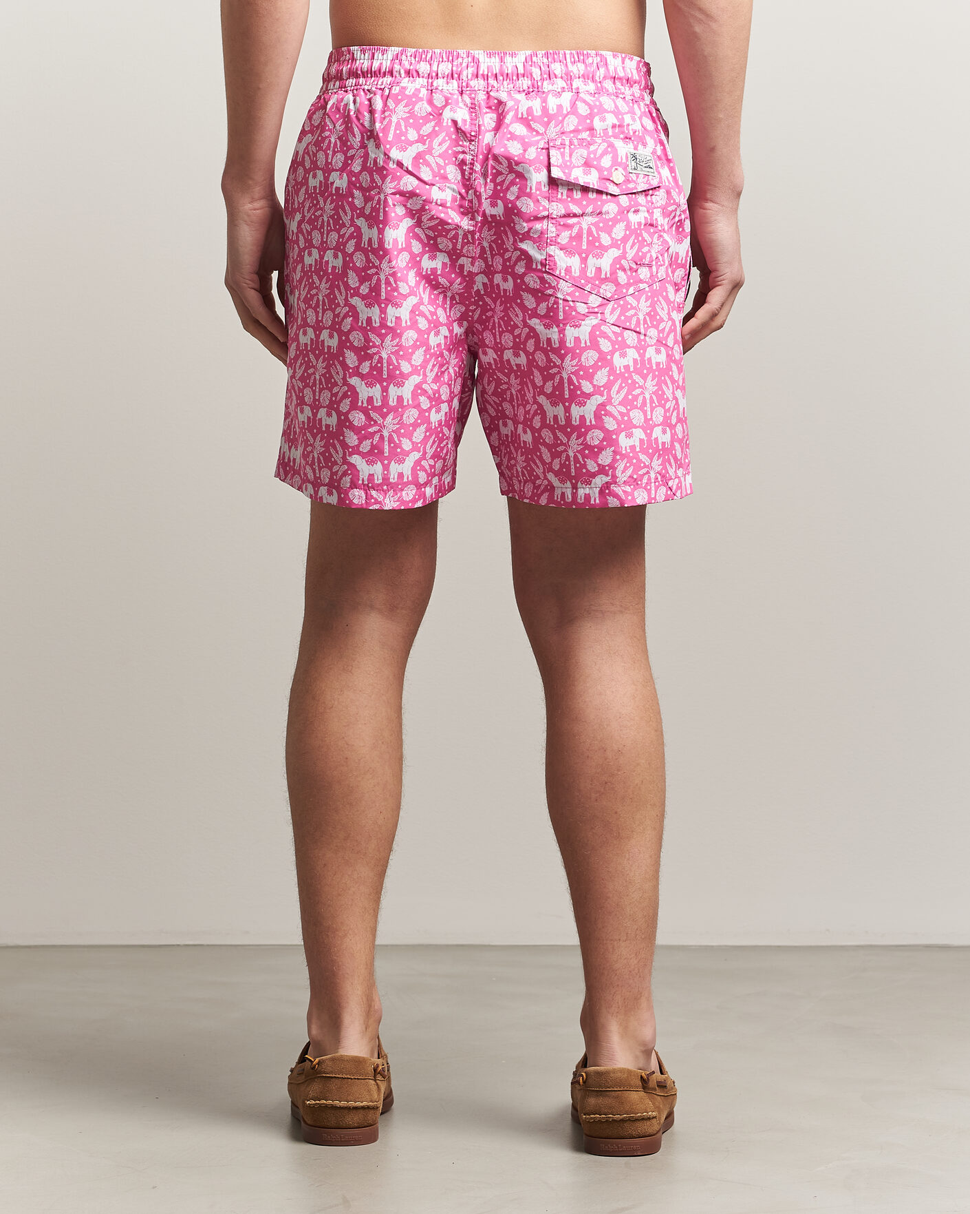 美品✨POLO Ralph LaurenスイムショートパンツMピンク Polo Ralph Lauren Traveler Print Mid Trunk Pink at CareOfCarl.com