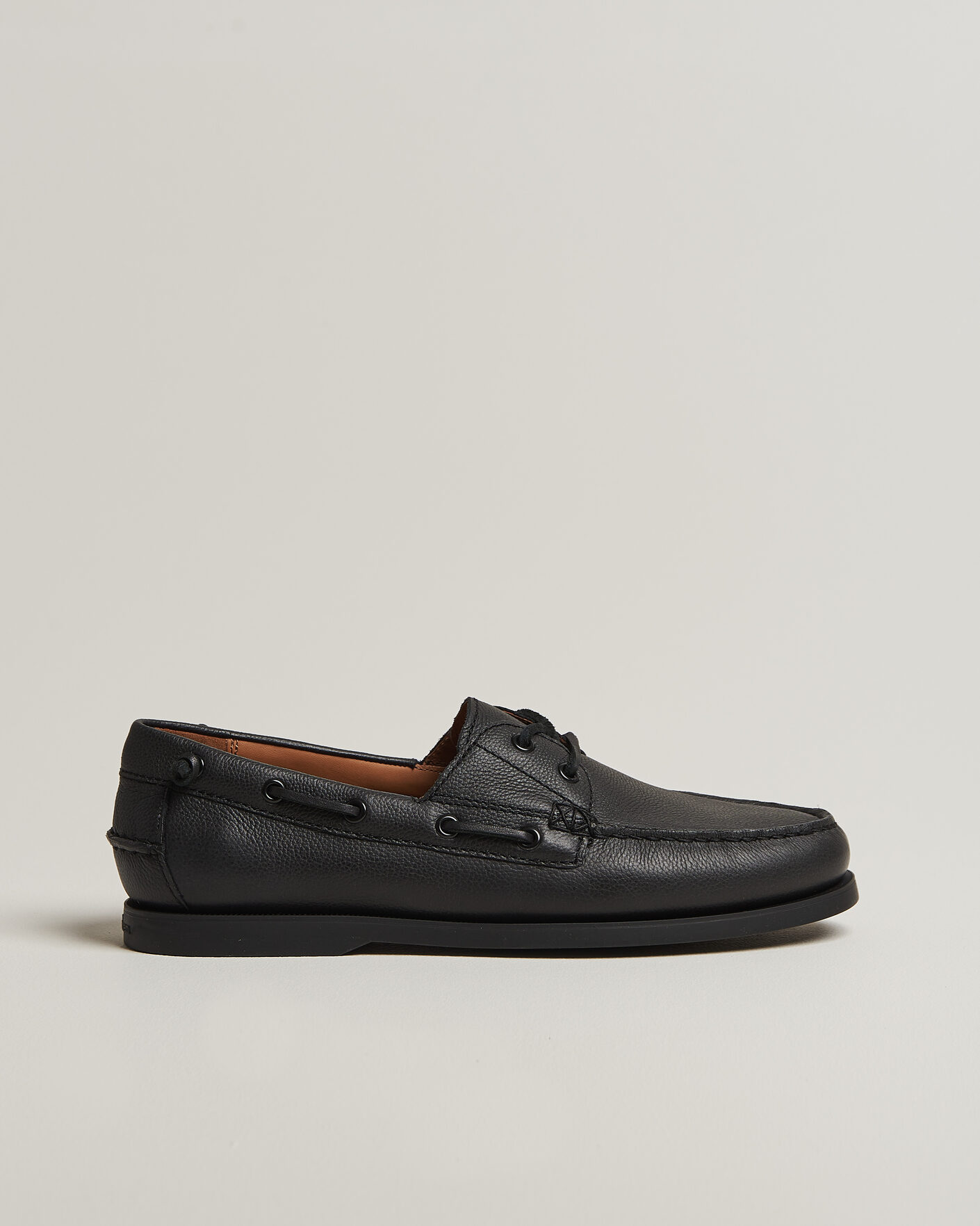 Men | Boat Shoes | Polo Ralph Lauren | Merton Boatshoe Triple Black