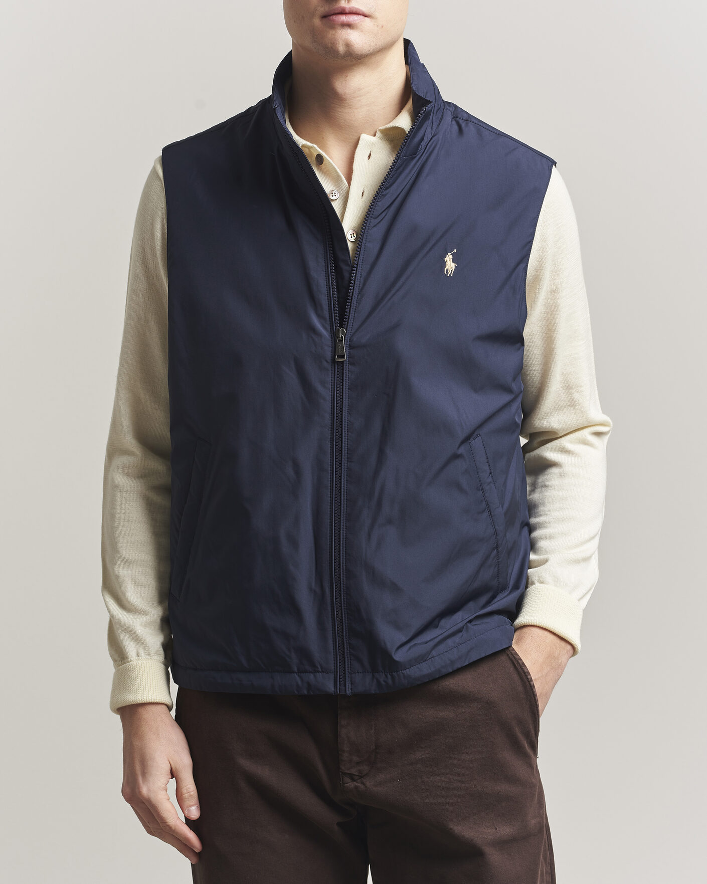 Polo Ralph Lauren Insulated Packable Vest Navy at CareOfCarl.com