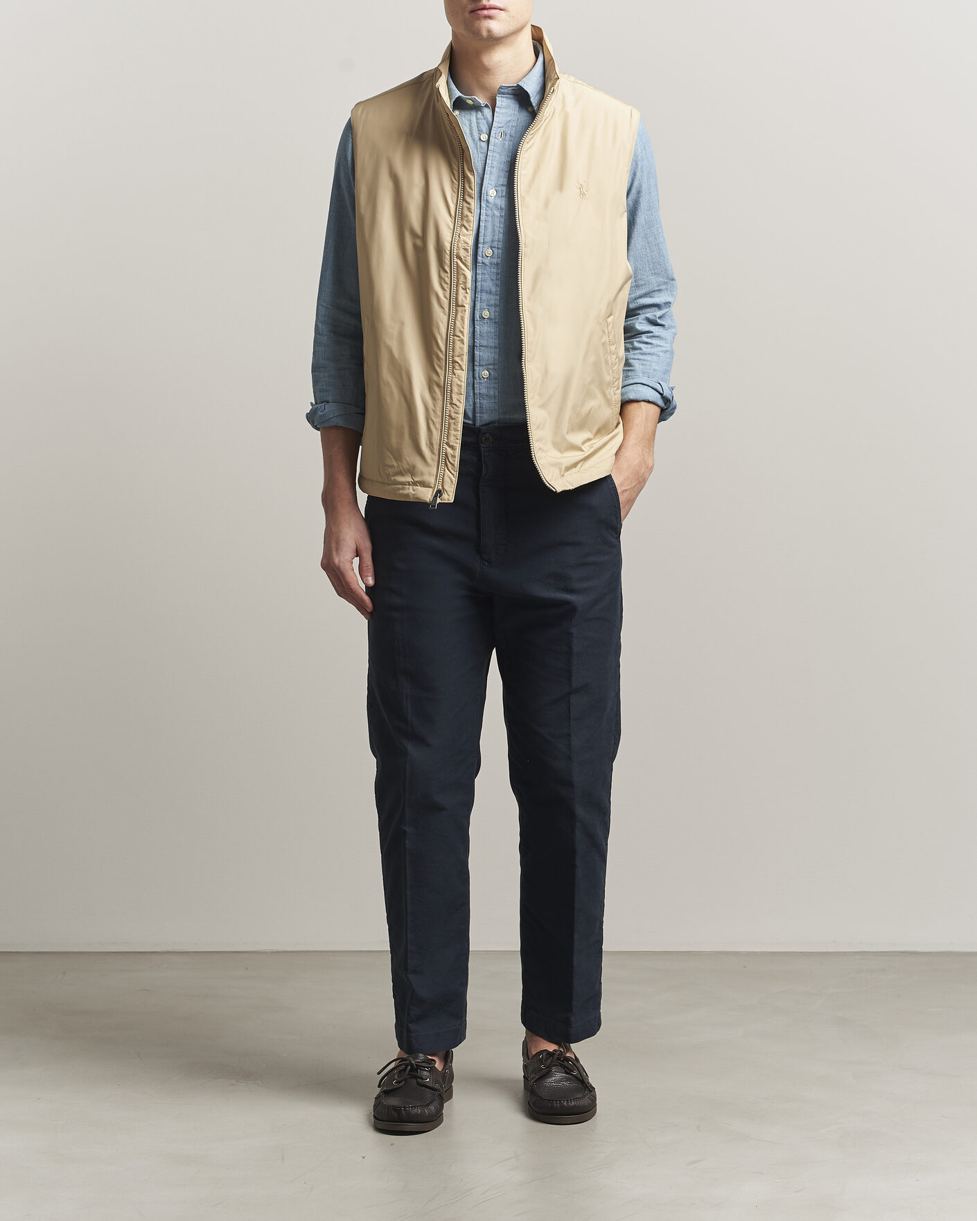 Men | Gilets | Polo Ralph Lauren | Insulated Packable Vest Beige