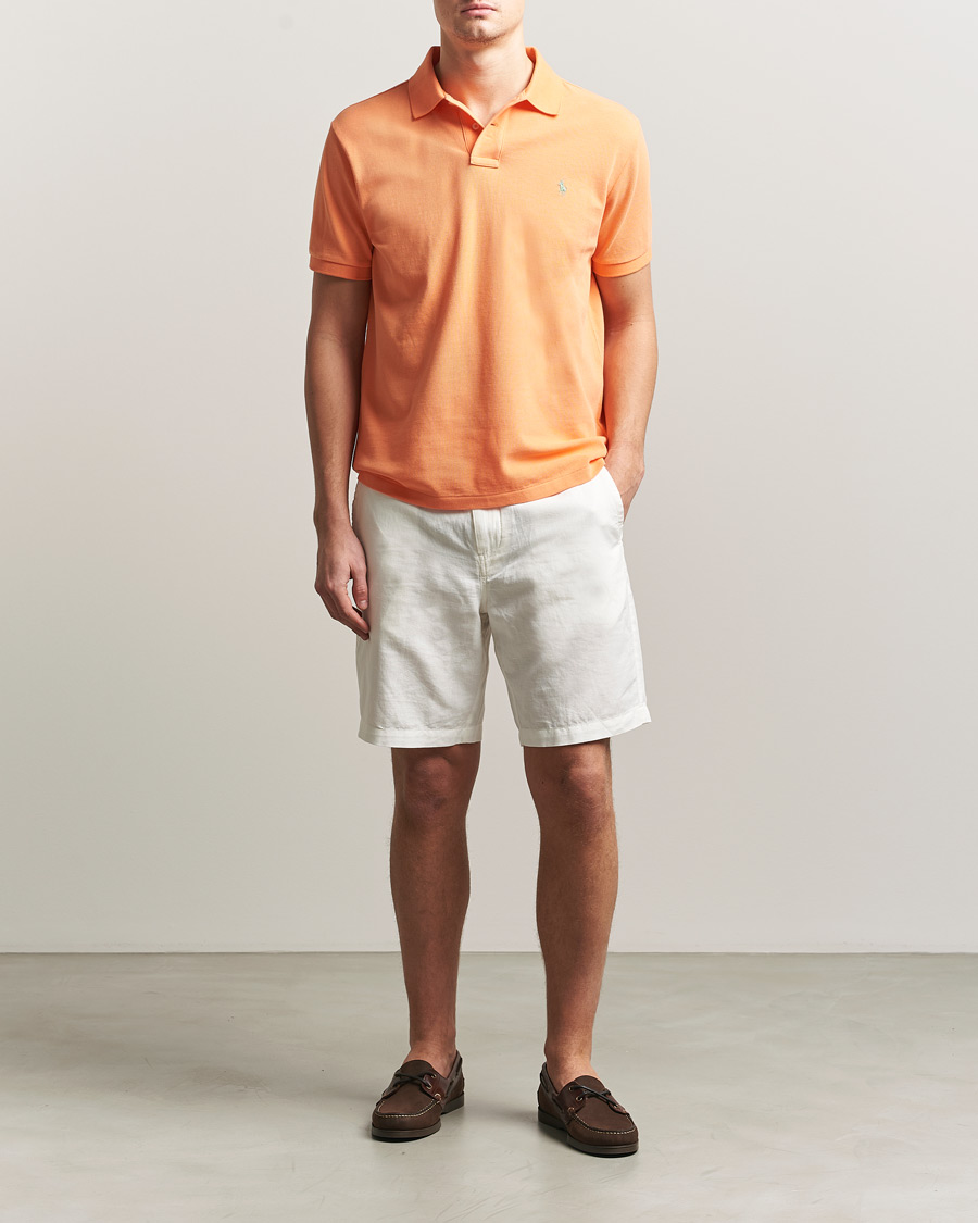 Men | Polo Shirts | Polo Ralph Lauren | Custom Slim Fit Polo Pompano Orange