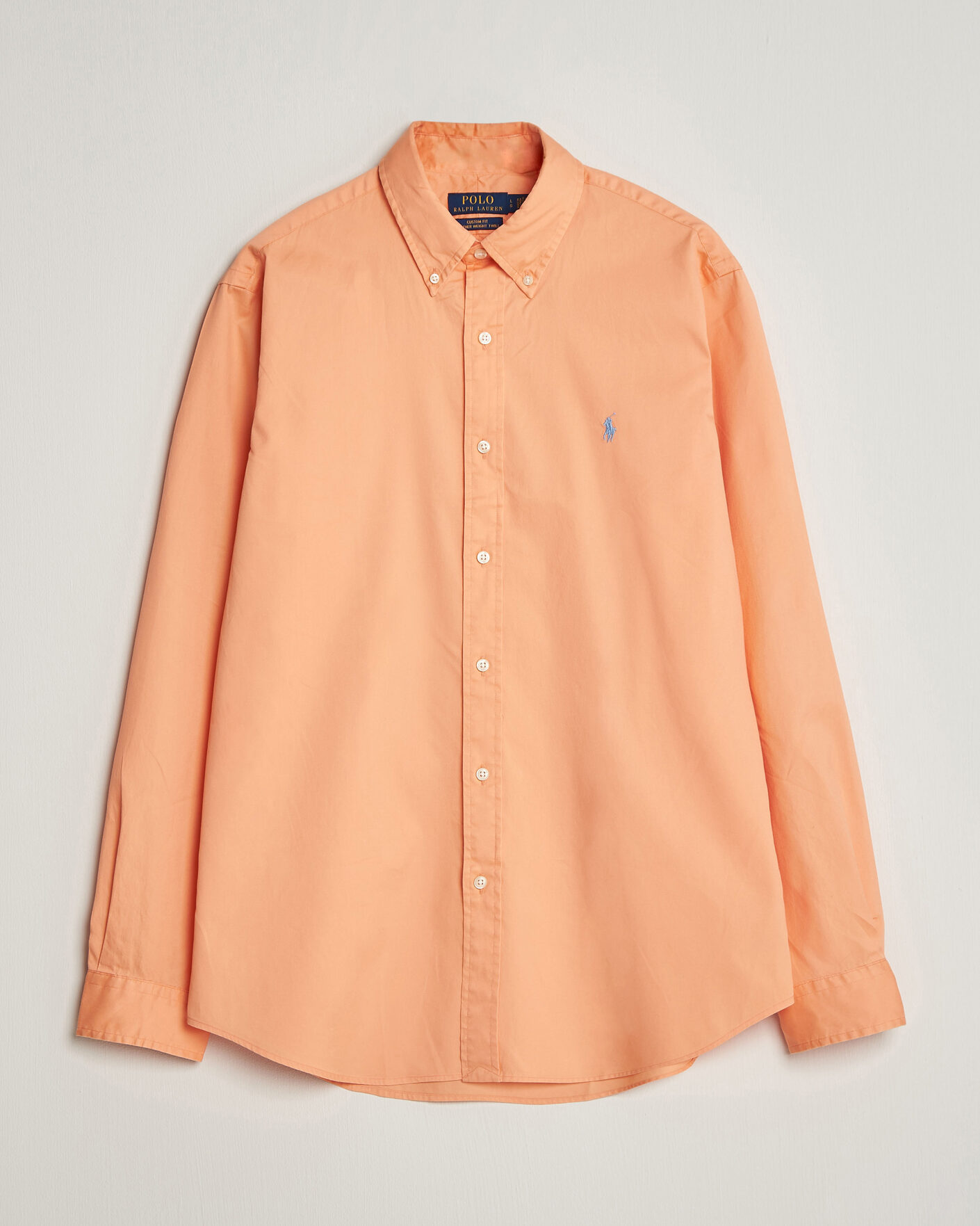 Men | Shirts | Polo Ralph Lauren | Custom Fit Garment Twill Shirt Poppy